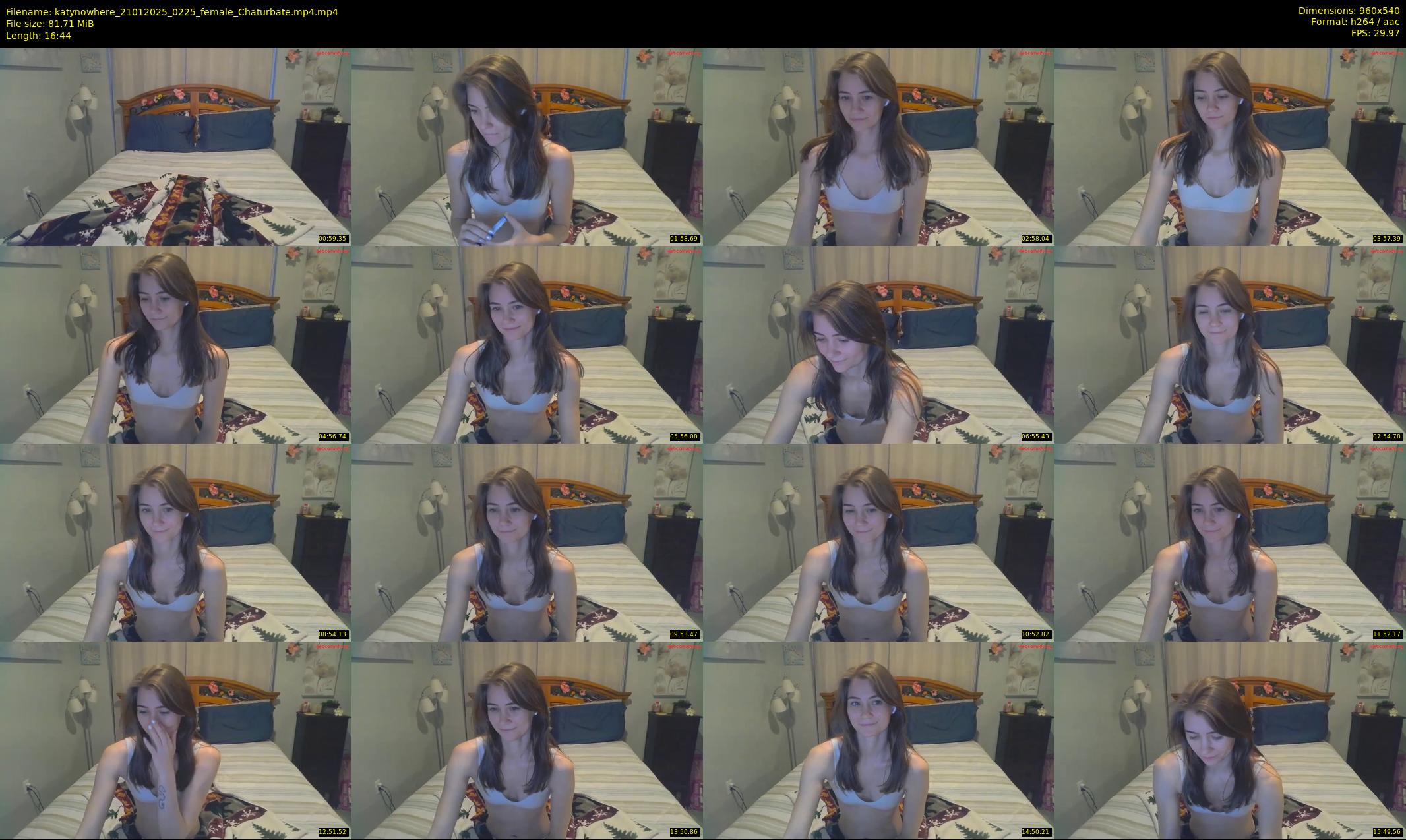 katynowhere — 17 minute Chaturbate female cam show recording, 480p, Jan 21, 2025