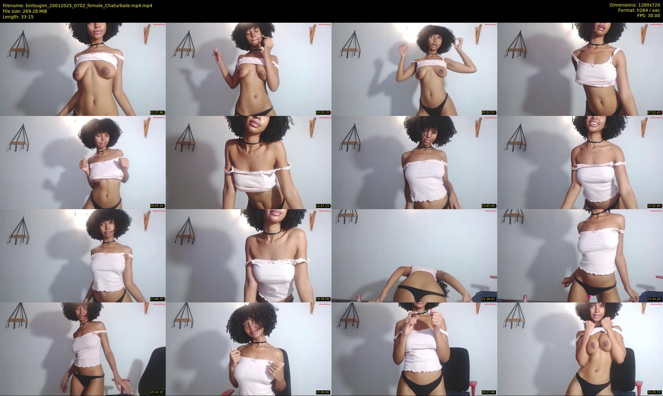 kintsugim — 34 minute Chaturbate female cam show recording, 720p, Jan 20, 2025