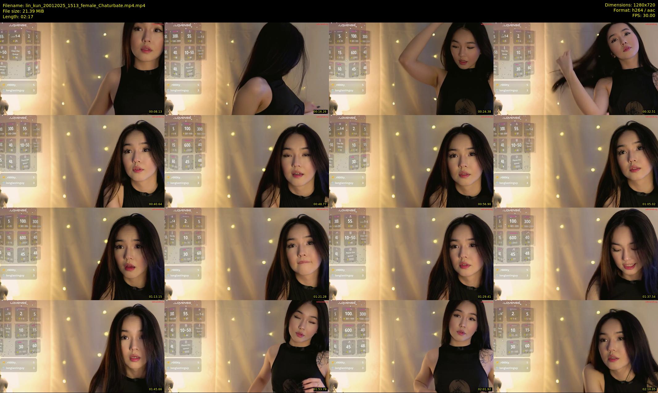 lin_kun — 3 minute Chaturbate female cam show recording, 720p, Jan 20, 2025