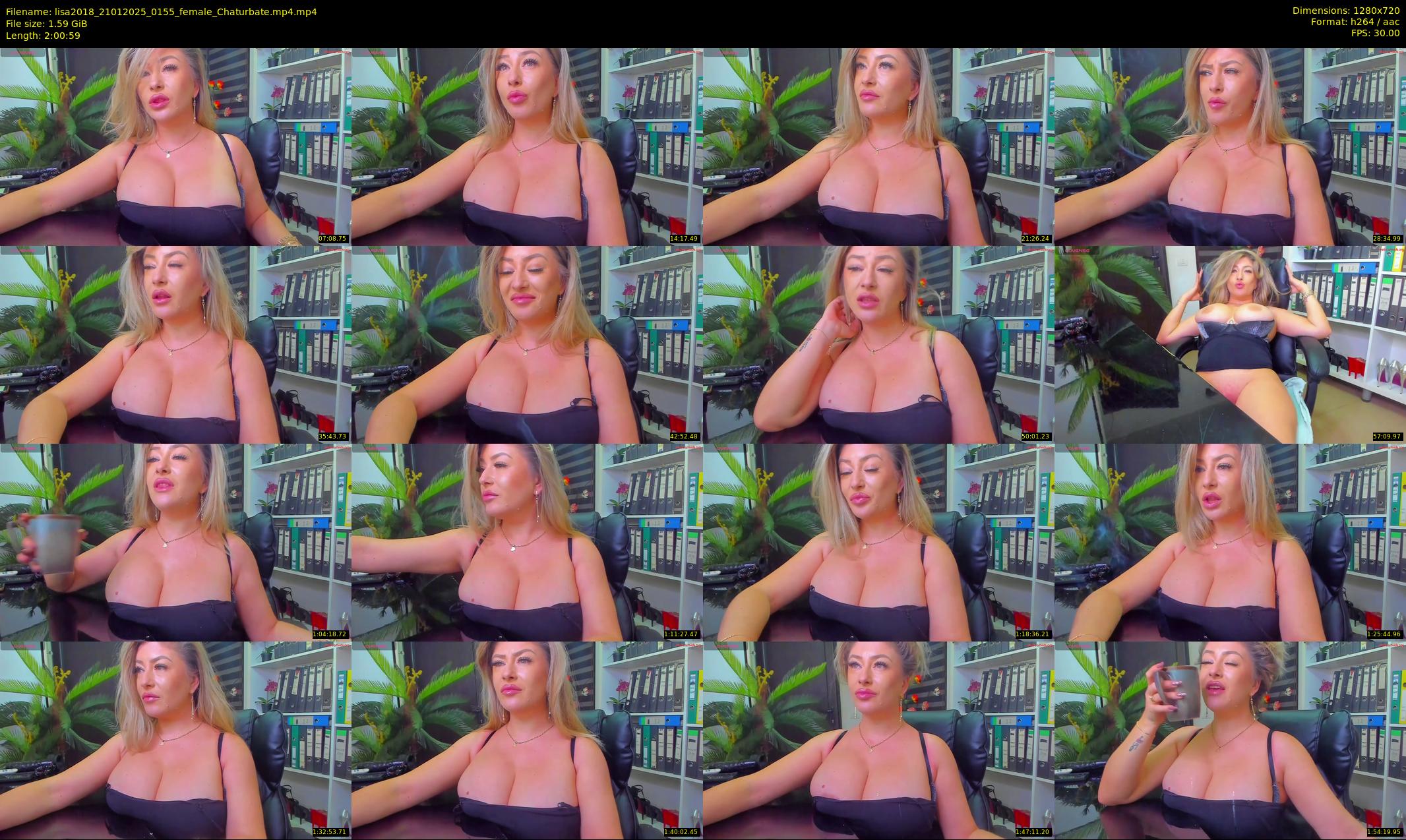 lisa2018 — 121 minute Chaturbate female cam show recording, 720p, Jan 21, 2025