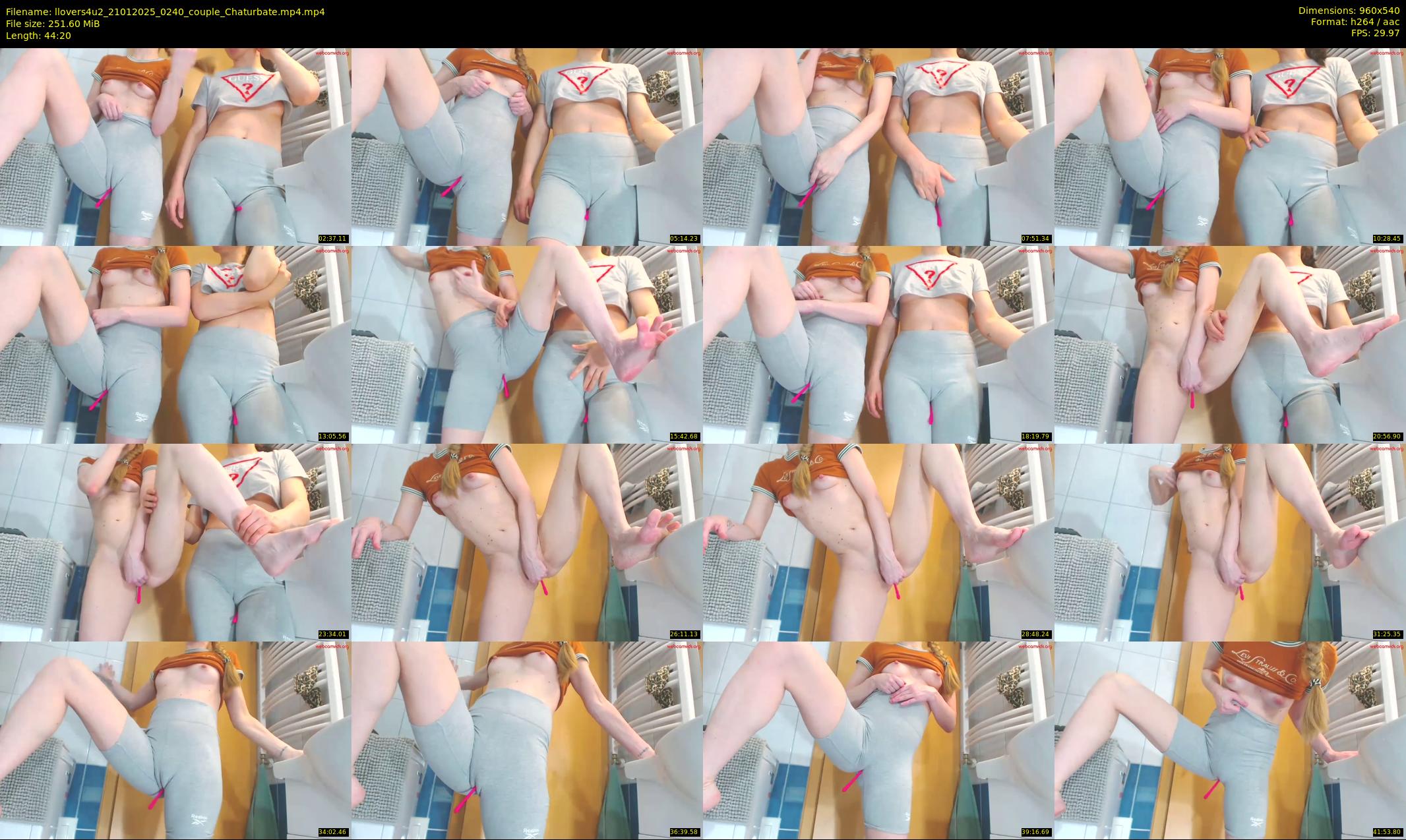 llovers4u2 — 45 minute Chaturbate couple cam show recording, 480p, Jan 21, 2025