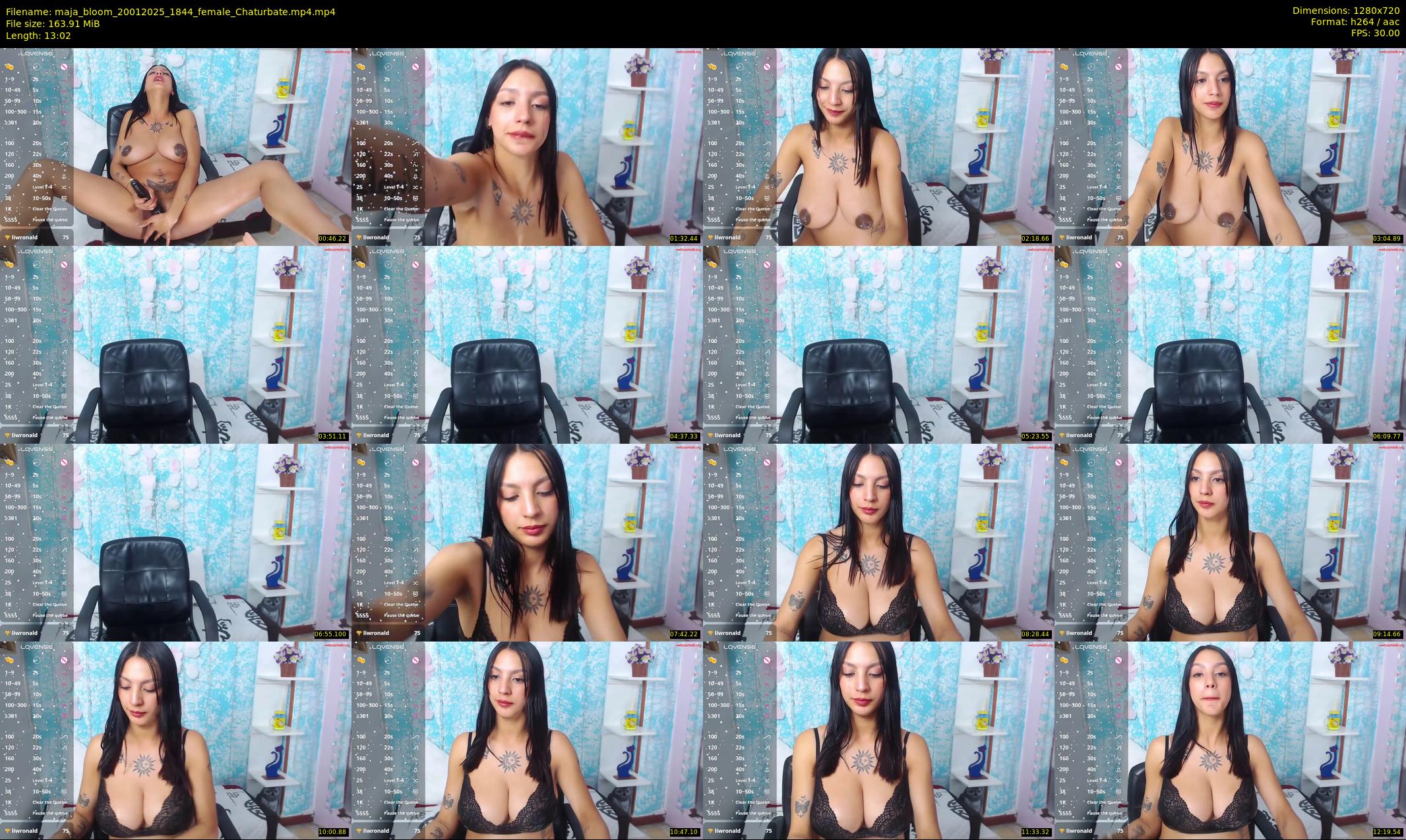 maja_bloom — 14 minute Chaturbate female cam show recording, 720p, Jan 20, 2025