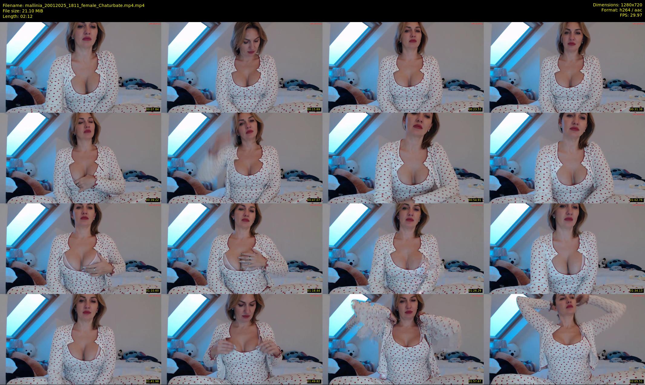 mallinia — 3 minute Chaturbate female cam show recording, 720p, Jan 20, 2025