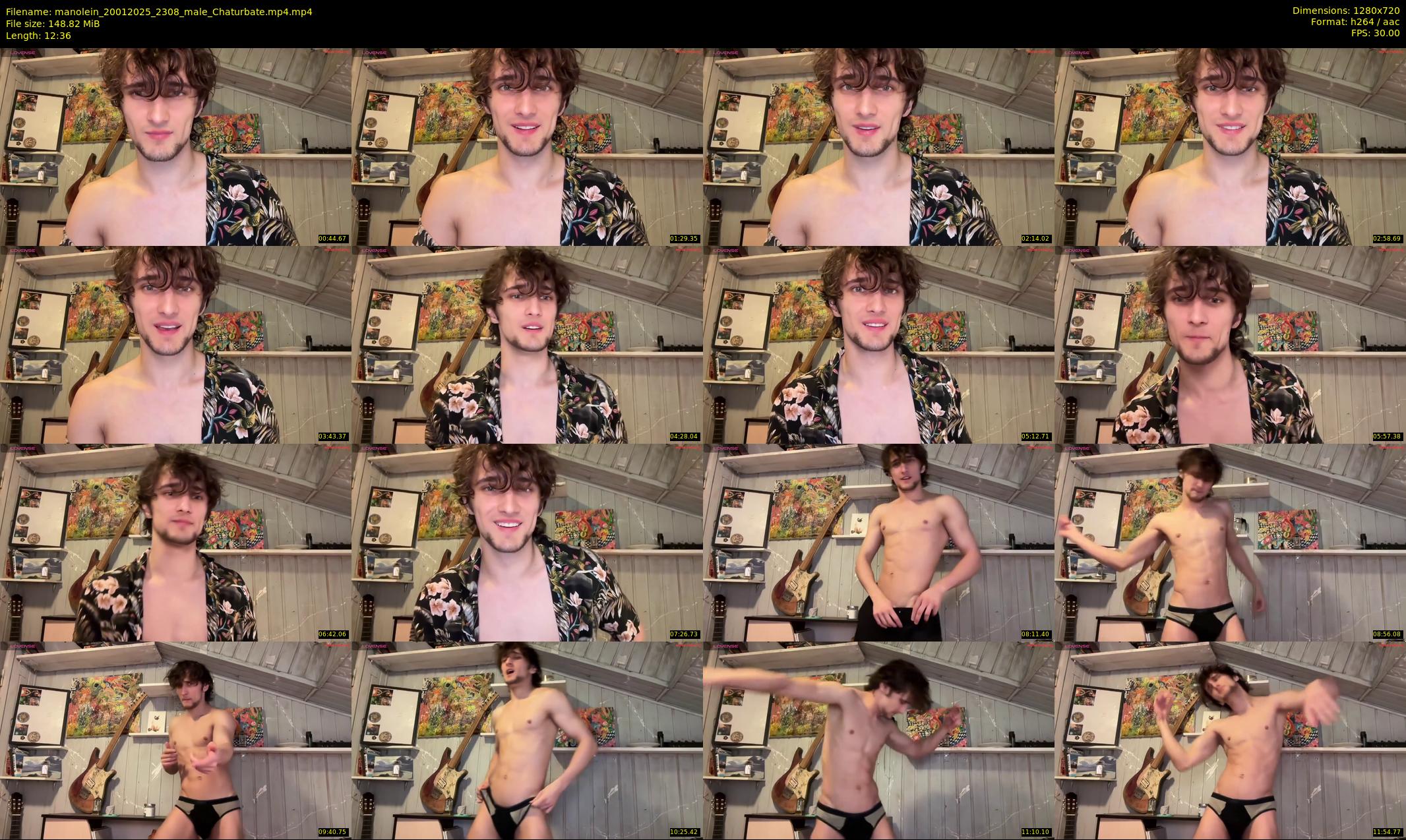 manolein — 13 minute Chaturbate male cam show recording, 720p, Jan 20, 2025