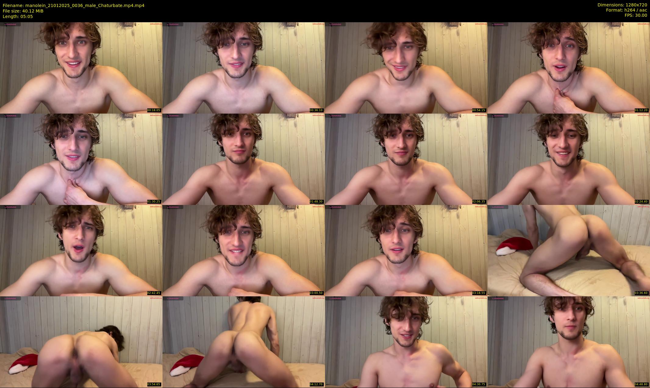 manolein — 6 minute Chaturbate male cam show recording, 720p, Jan 21, 2025