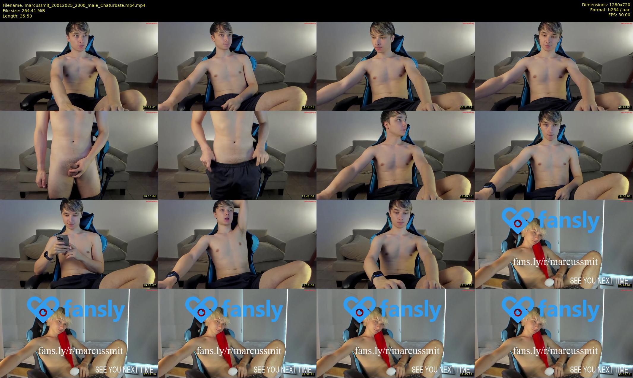 marcussmit — 36 minute Chaturbate male cam show recording, 720p, Jan 20, 2025