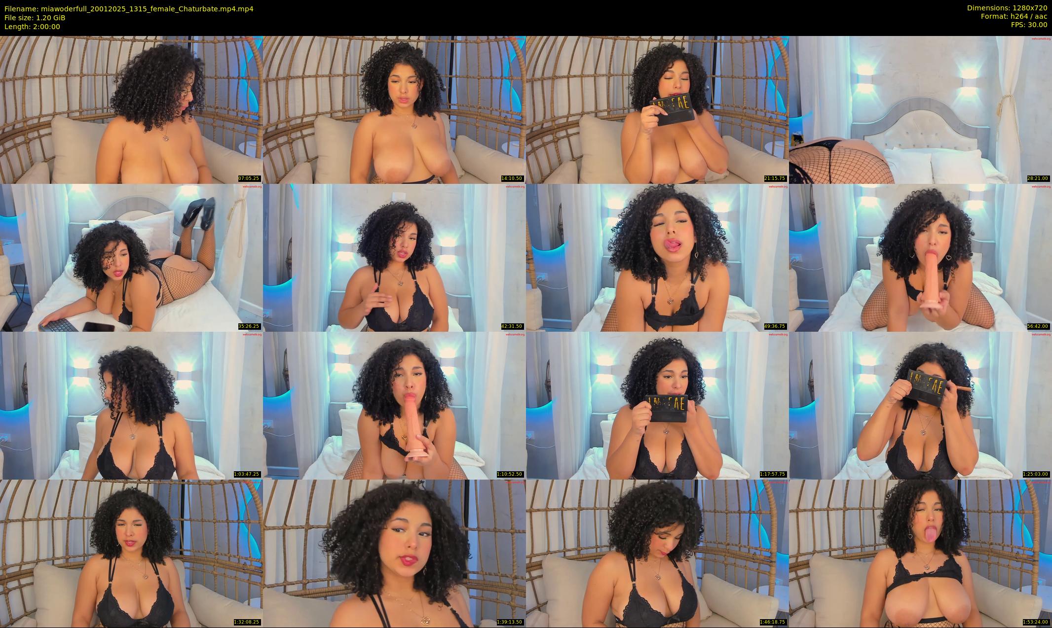 miawoderfull — 120 minute Chaturbate female cam show recording, 720p, Jan 20, 2025
