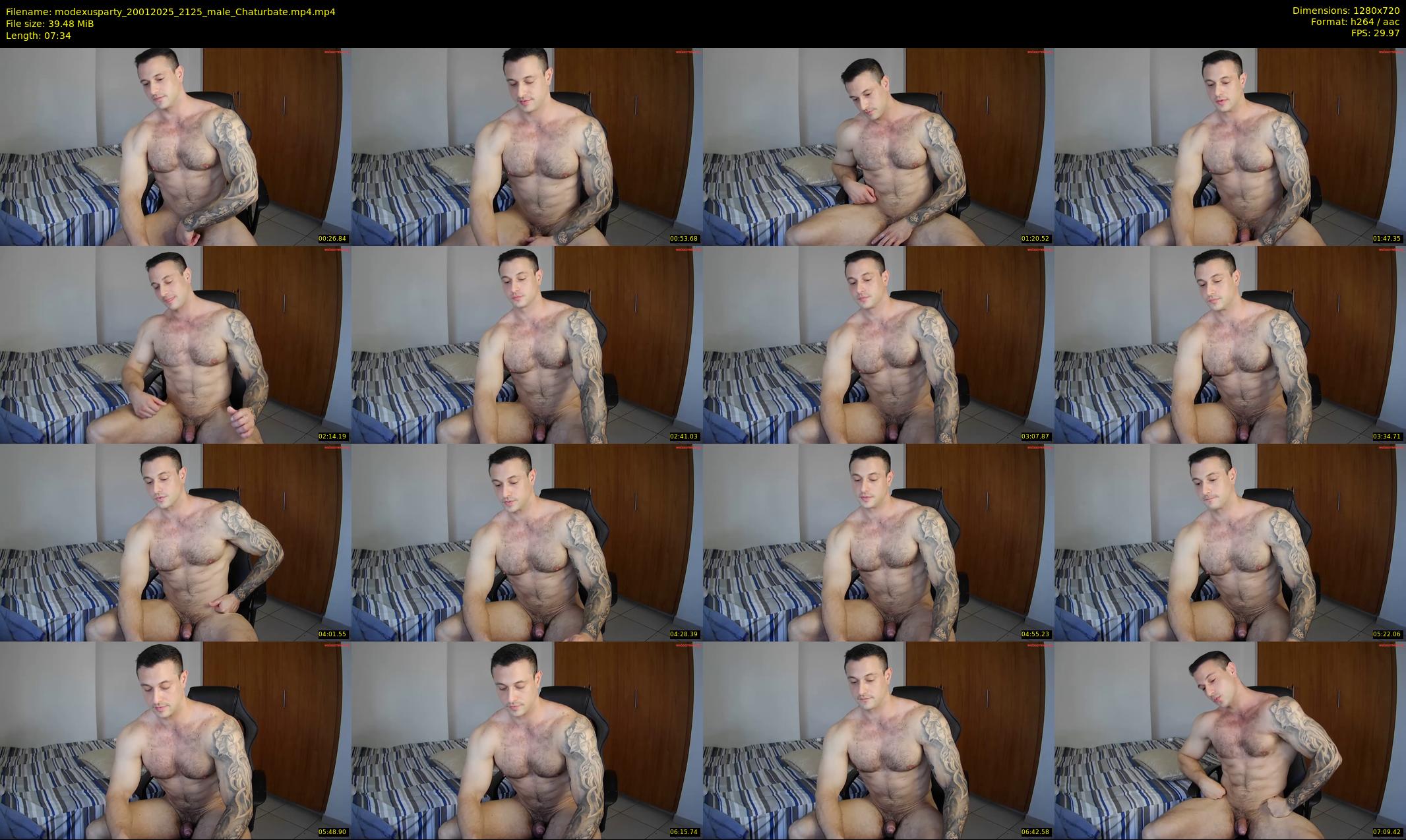 modexusparty — 8 minute Chaturbate male cam show recording, 720p, Jan 20, 2025