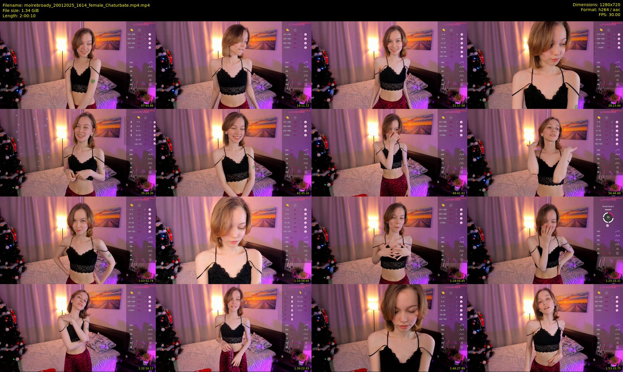 moirebroady — 121 minute Chaturbate female cam show recording, 720p, Jan 20, 2025
