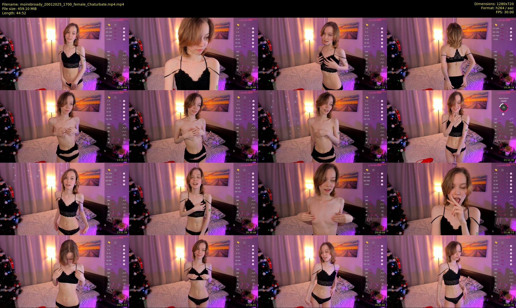 moirebroady — 45 minute Chaturbate female cam show recording, 720p, Jan 20, 2025