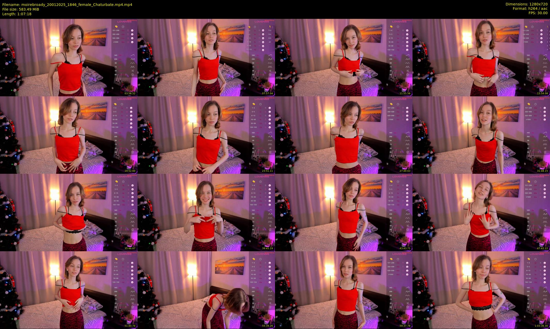 moirebroady — 68 minute Chaturbate female cam show recording, 720p, Jan 20, 2025