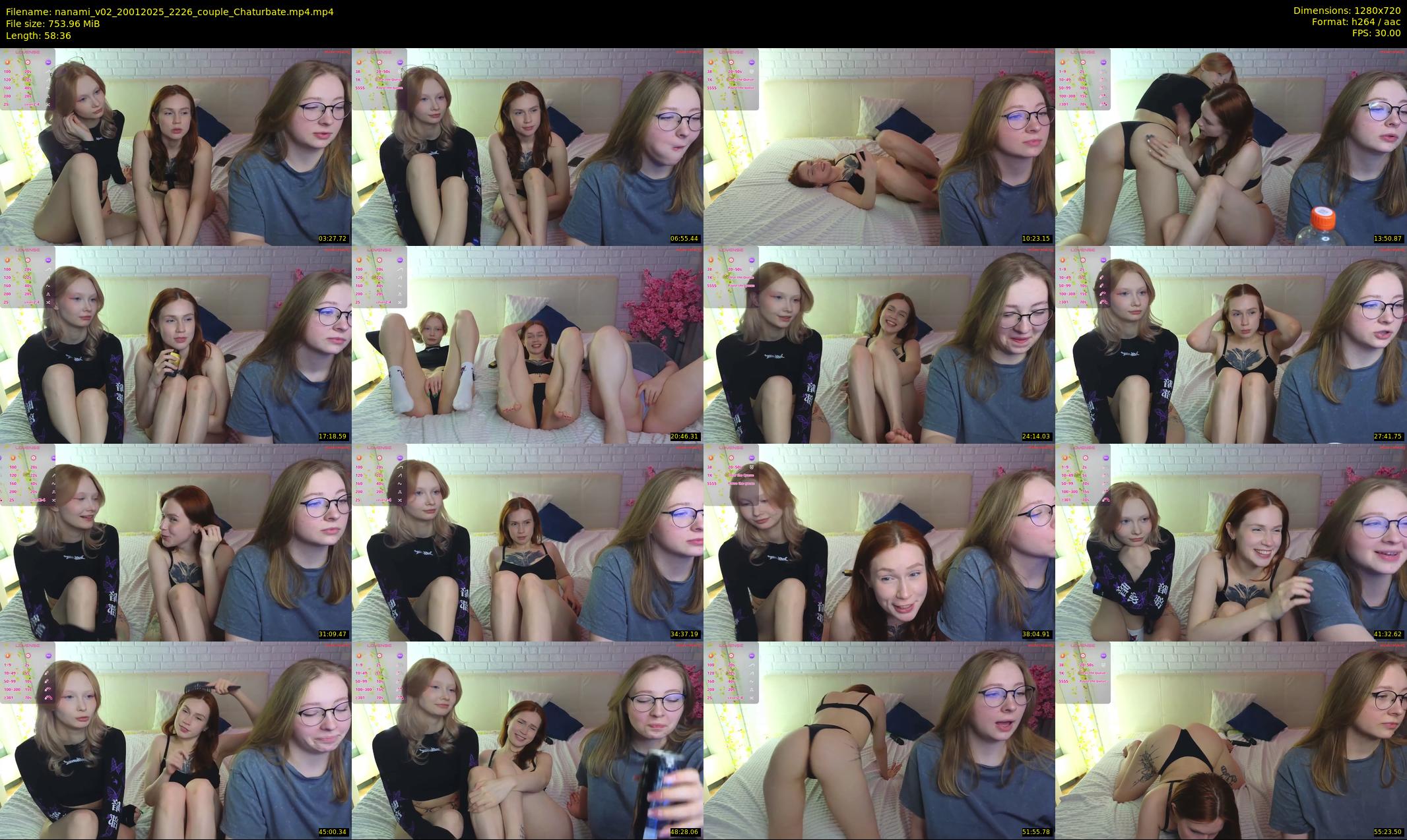 nanami_v02 — 59 minute Chaturbate couple cam show recording, 720p, Jan 20, 2025