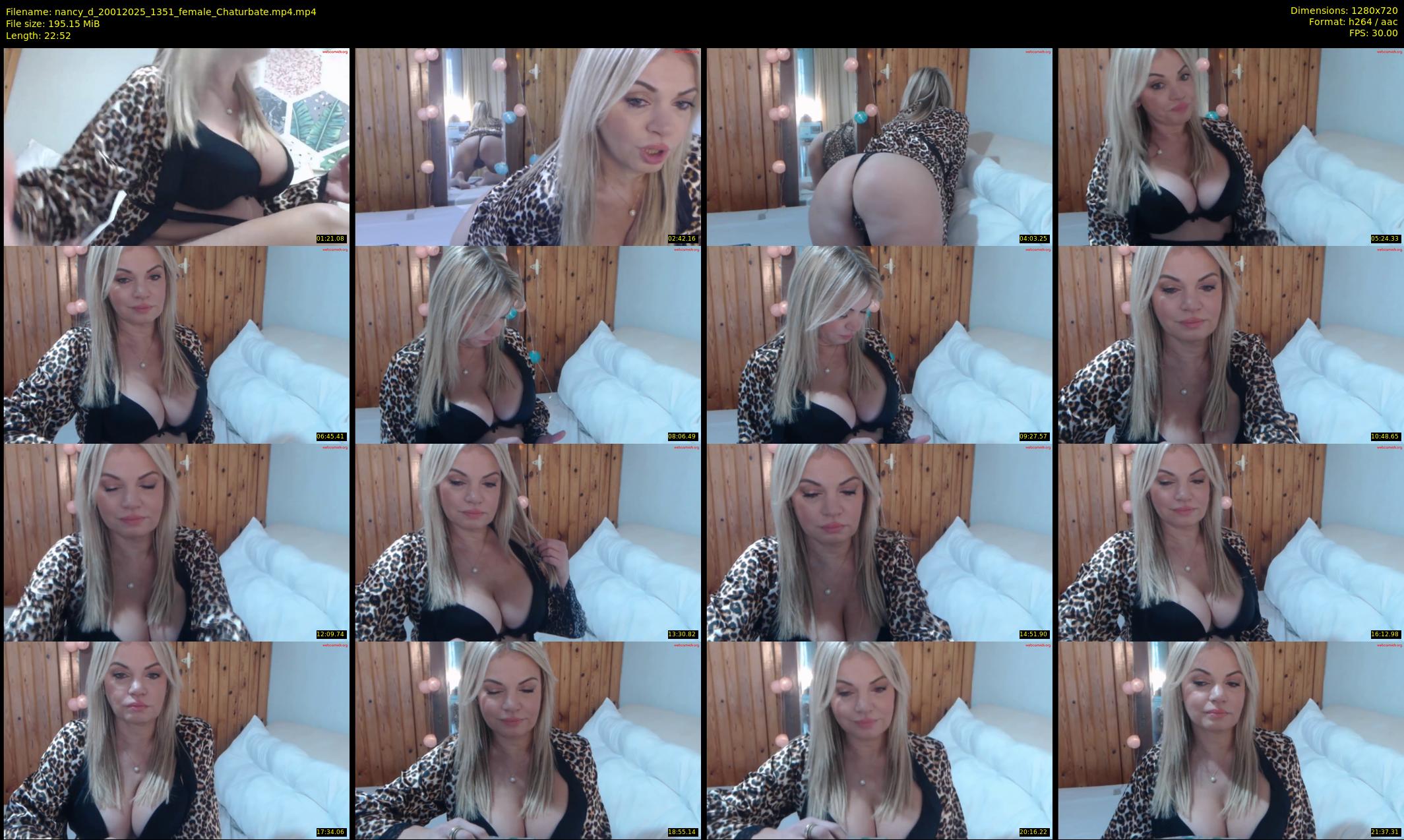 nancy_d — 23 minute Chaturbate female cam show recording, 720p, Jan 20, 2025