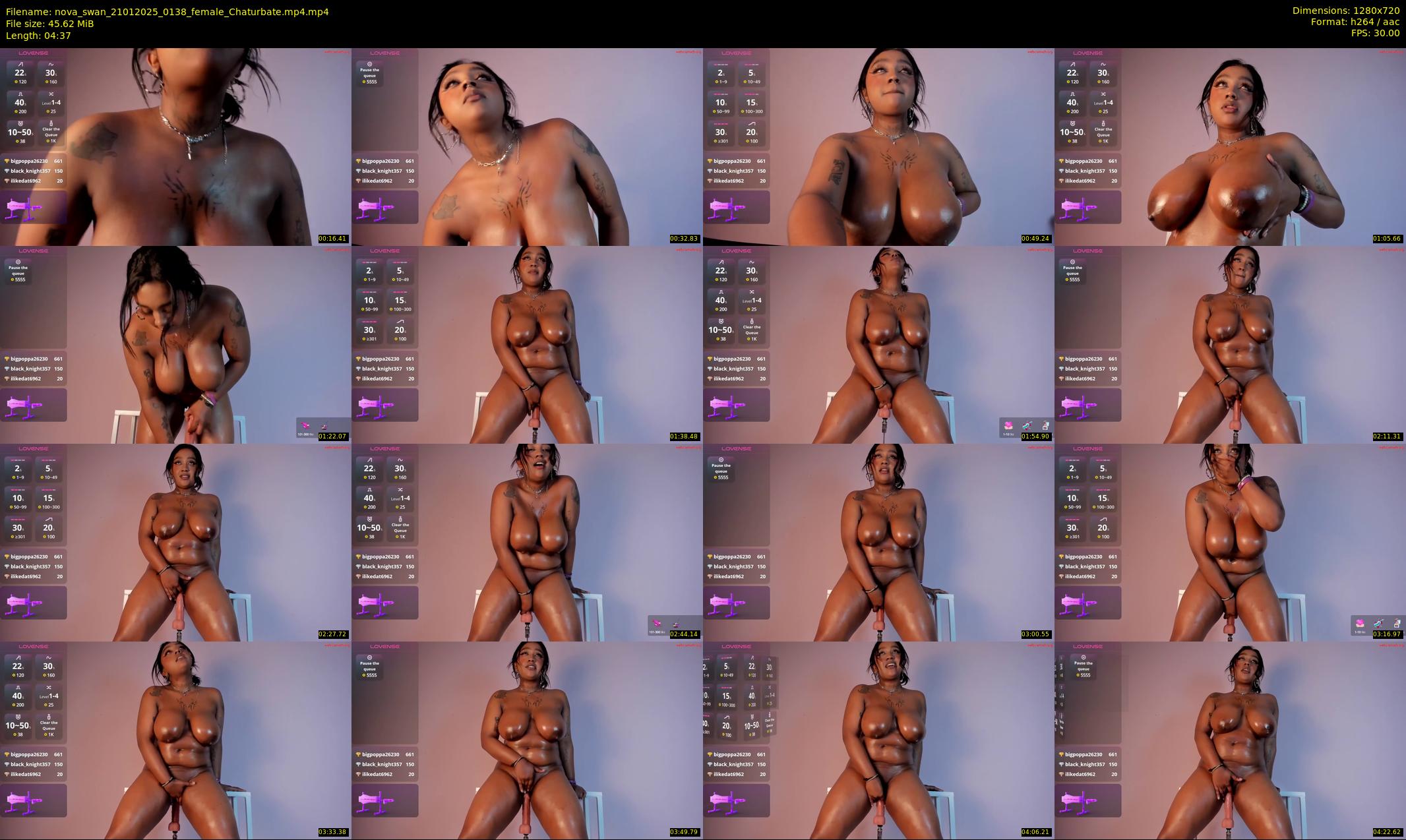 nova_swan — 5 minute Chaturbate female cam show recording, 720p, Jan 21, 2025