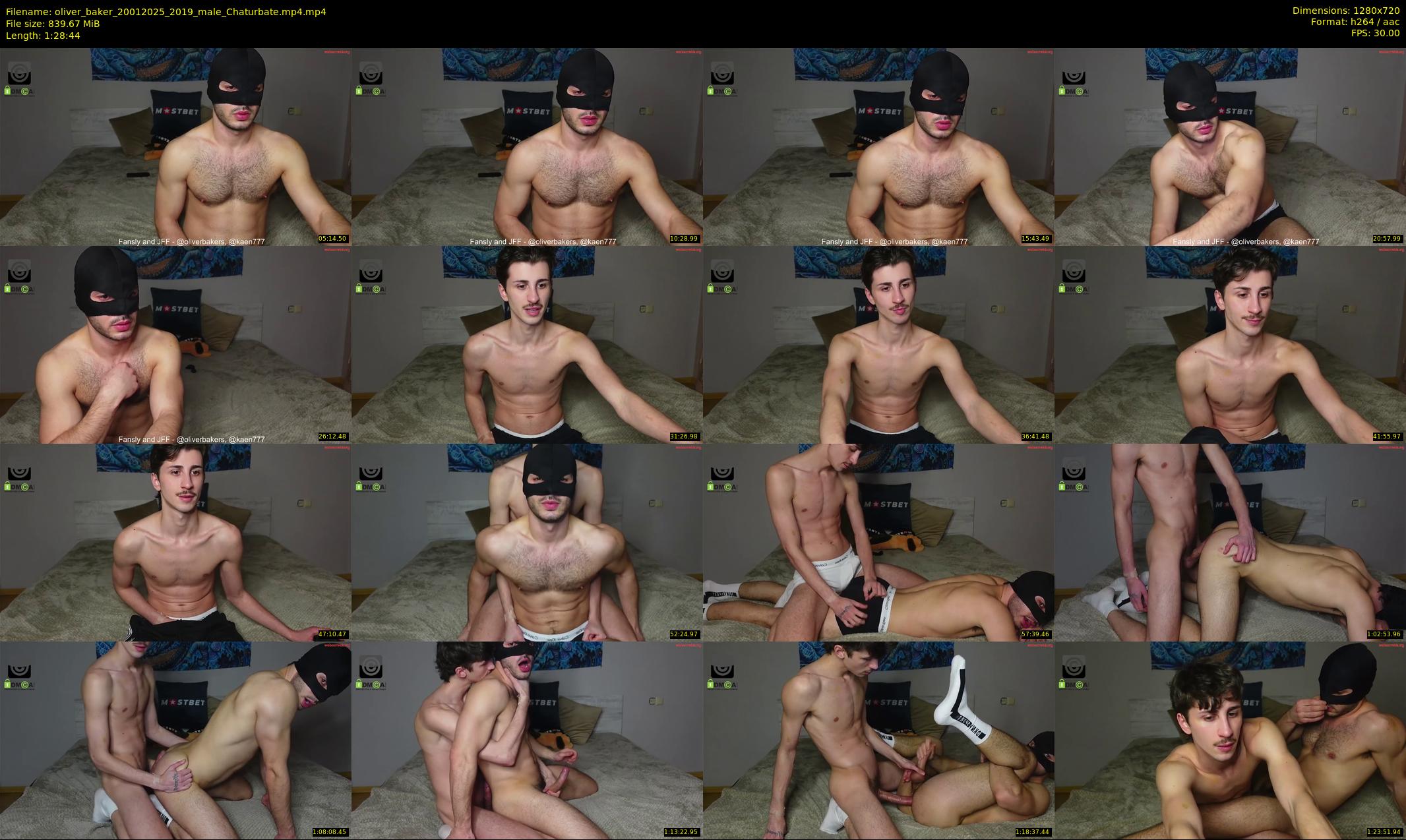 oliver_baker — 89 minute Chaturbate male cam show recording, 720p, Jan 20, 2025