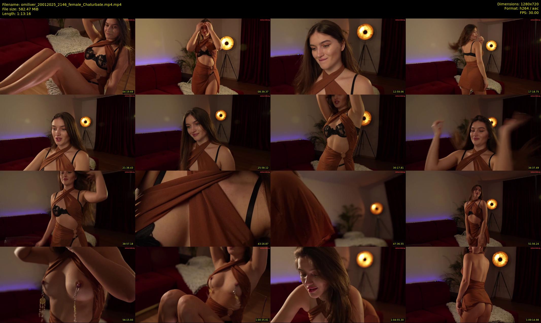 omiliver — 74 minute Chaturbate female cam show recording, 720p, Jan 20, 2025