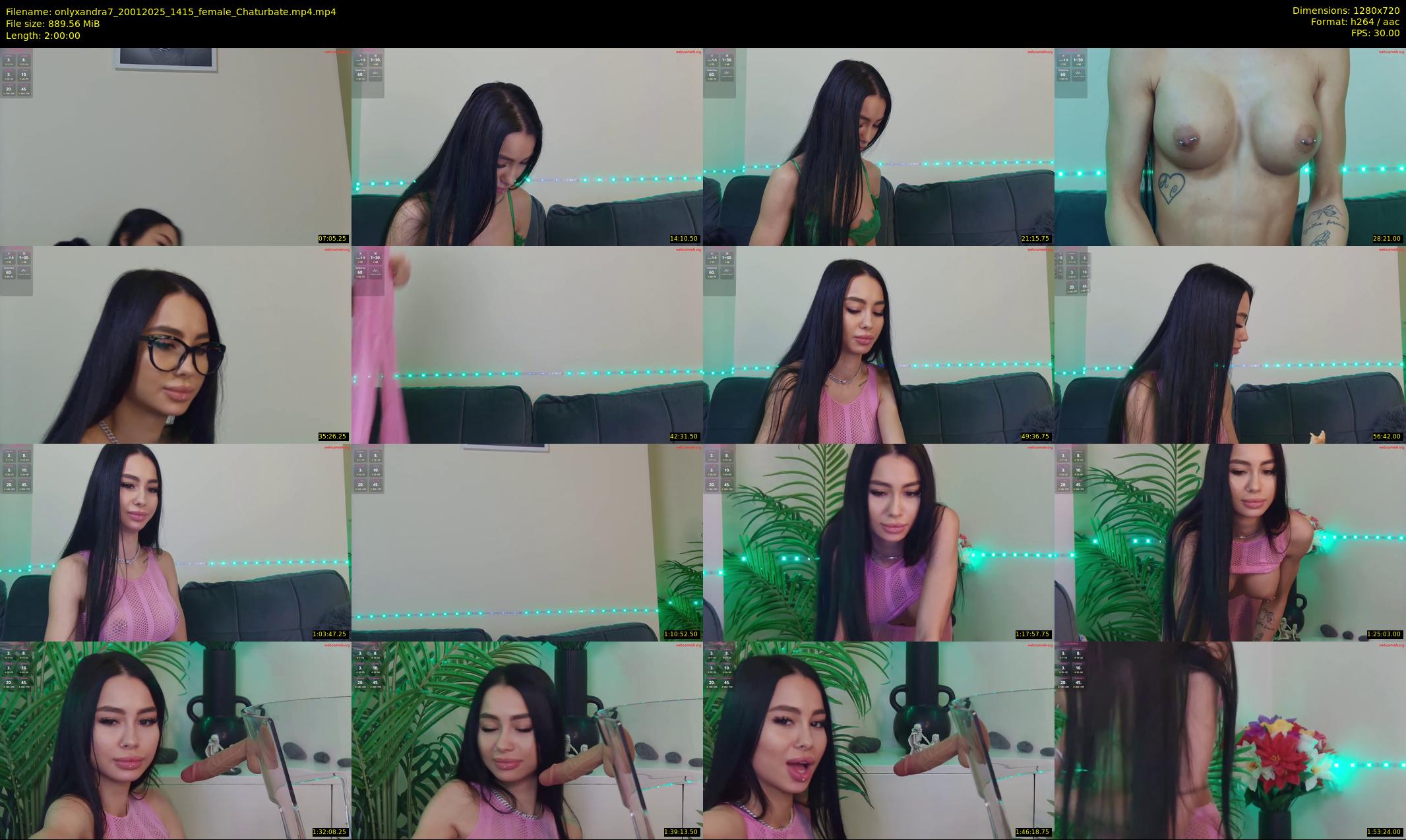 onlyxandra7 — 120 minute Chaturbate female cam show recording, 720p, Jan 20, 2025