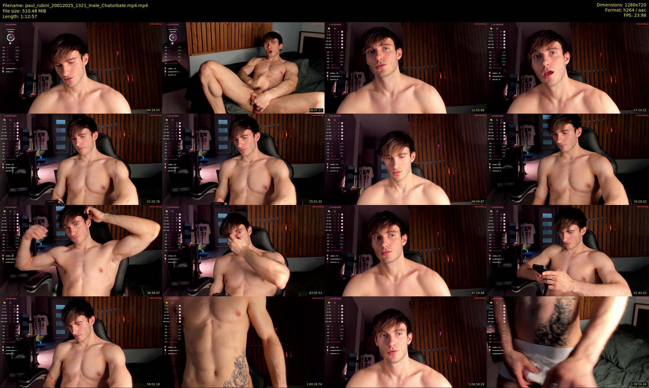 paul_rubini — 73 minute Chaturbate male cam show recording, 720p, Jan 20, 2025