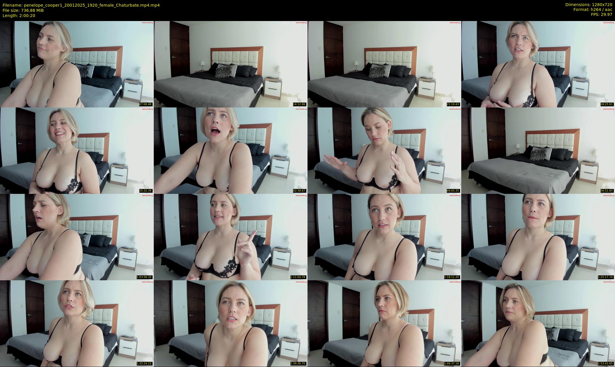 penelope_cooper1 — 121 minute Chaturbate female cam show recording, 720p, Jan 20, 2025