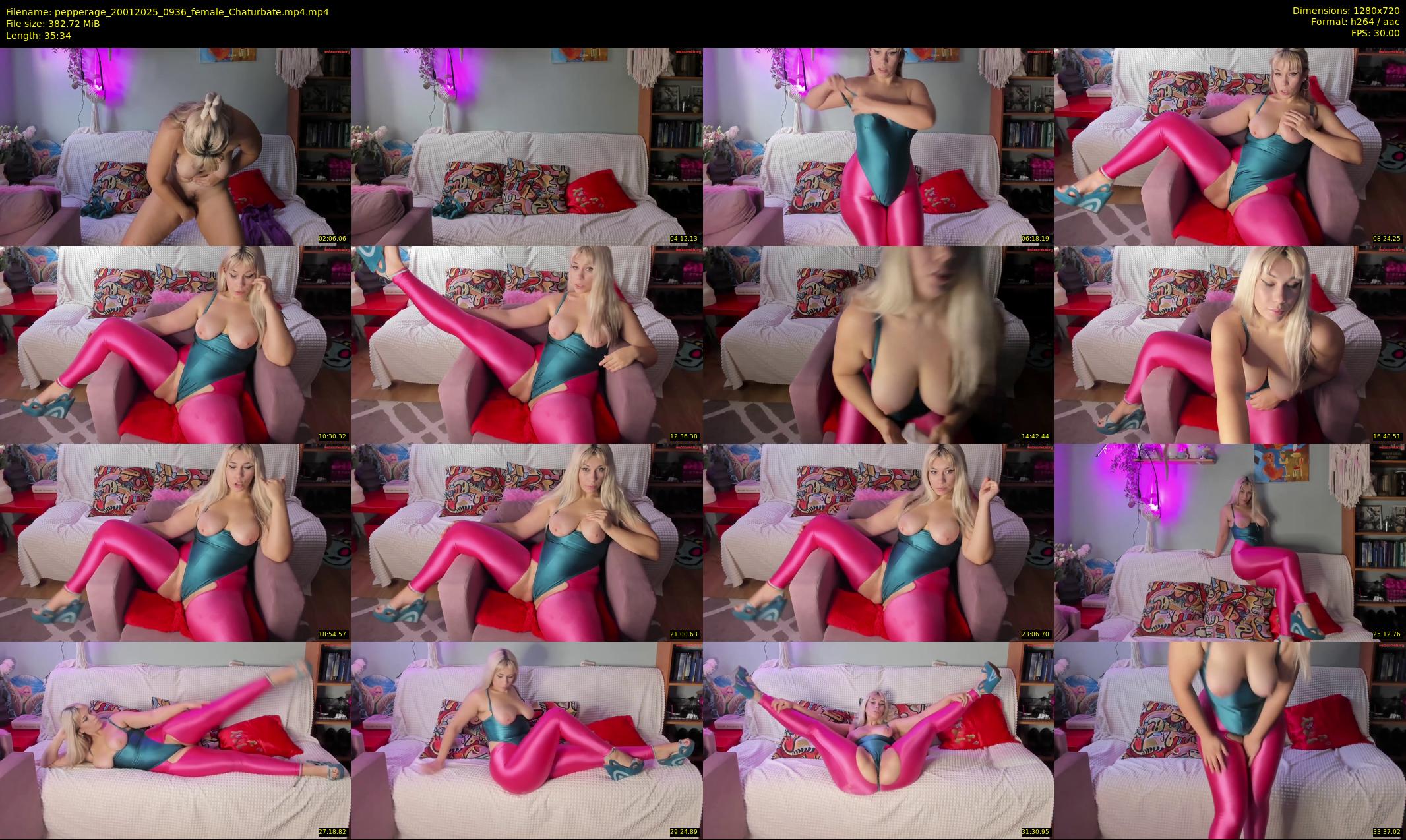 pepperage — 36 minute Chaturbate female cam show recording, 720p, Jan 20, 2025