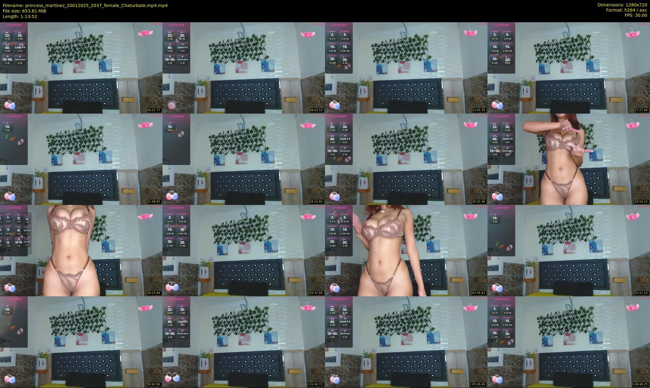 princess_martinez — 74 minute Chaturbate female cam show recording, 720p, Jan 20, 2025