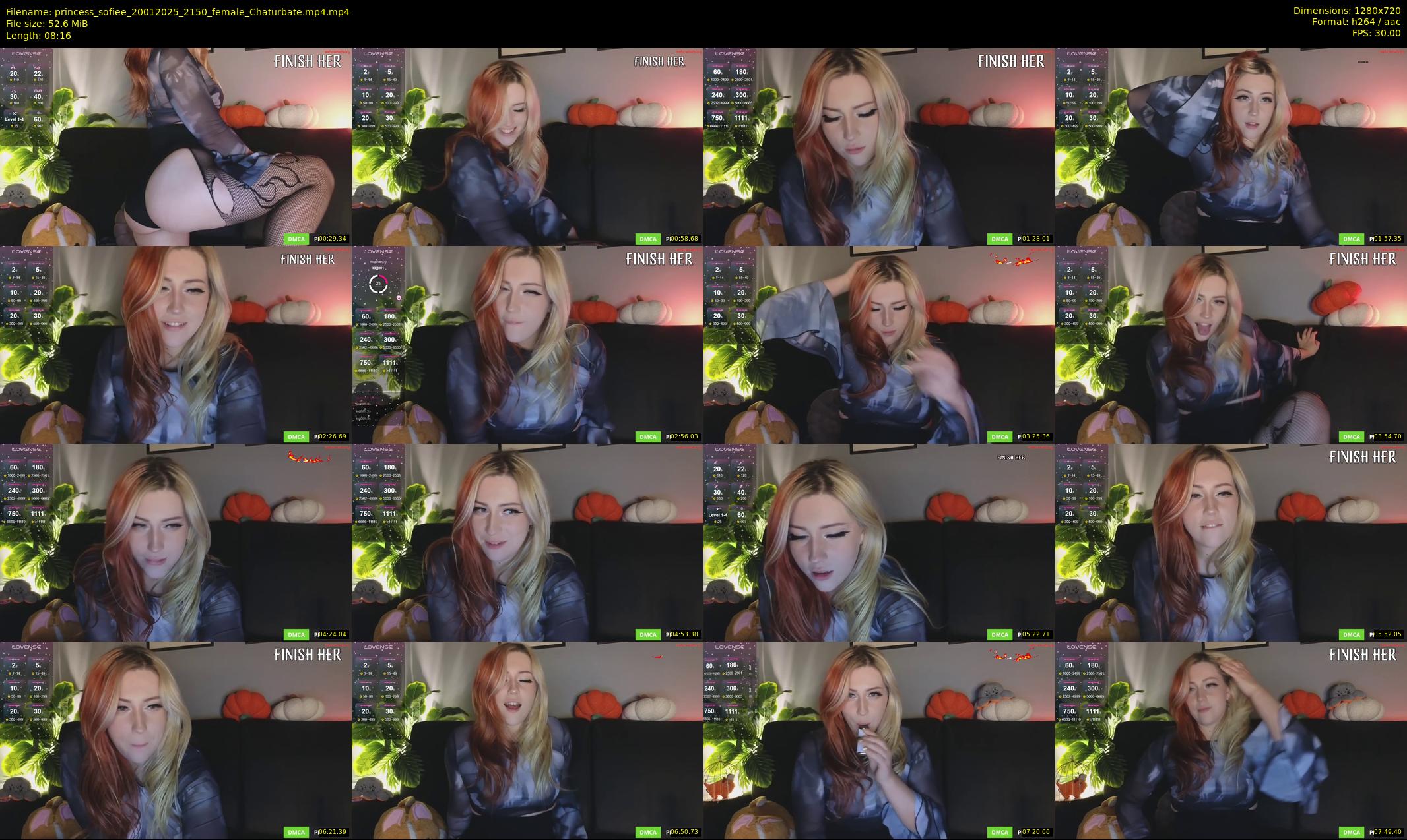 princess_sofiee — 9 minute Chaturbate female cam show recording, 720p, Jan 20, 2025