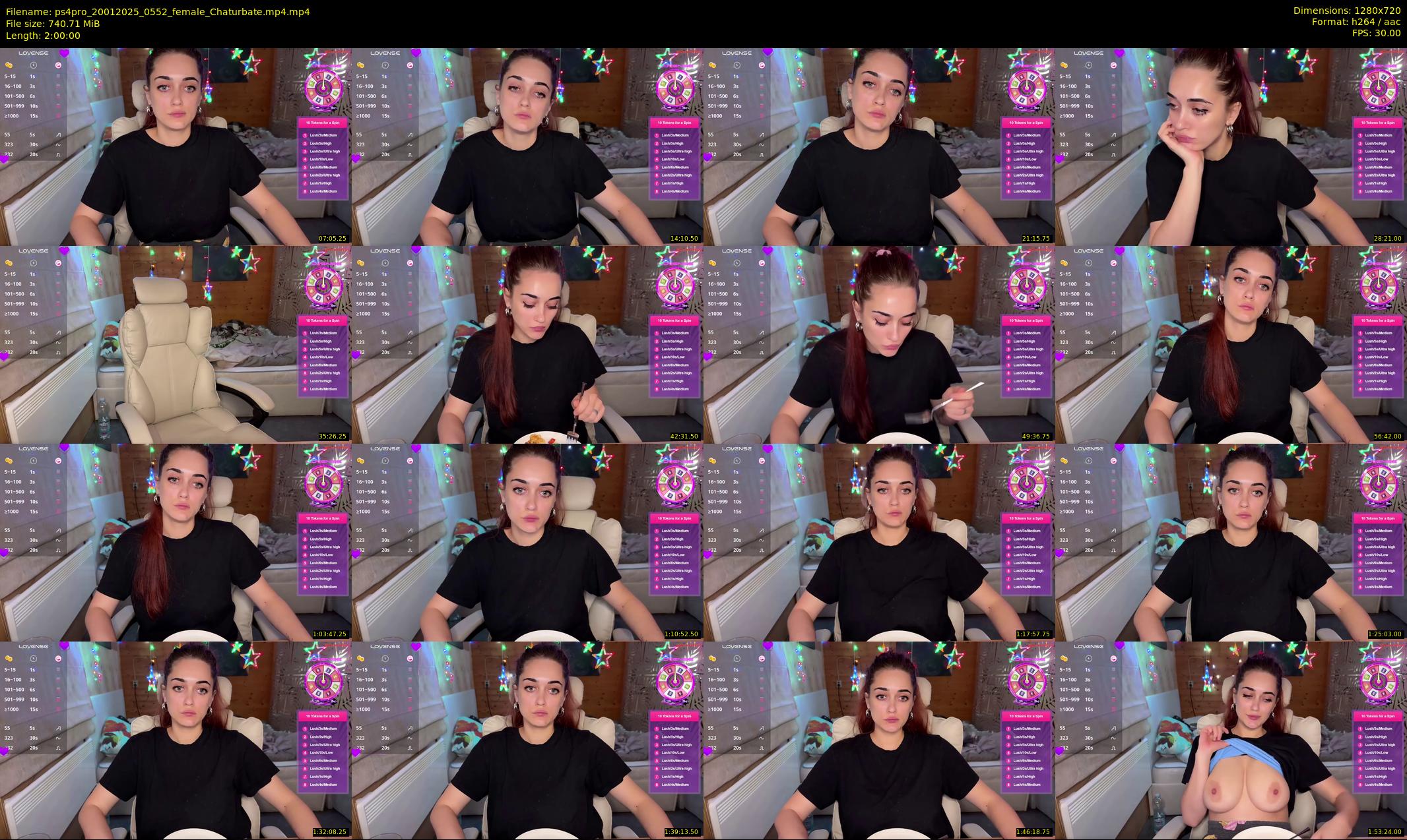 ps4pro — 120 minute Chaturbate female cam show recording, 720p, Jan 20, 2025