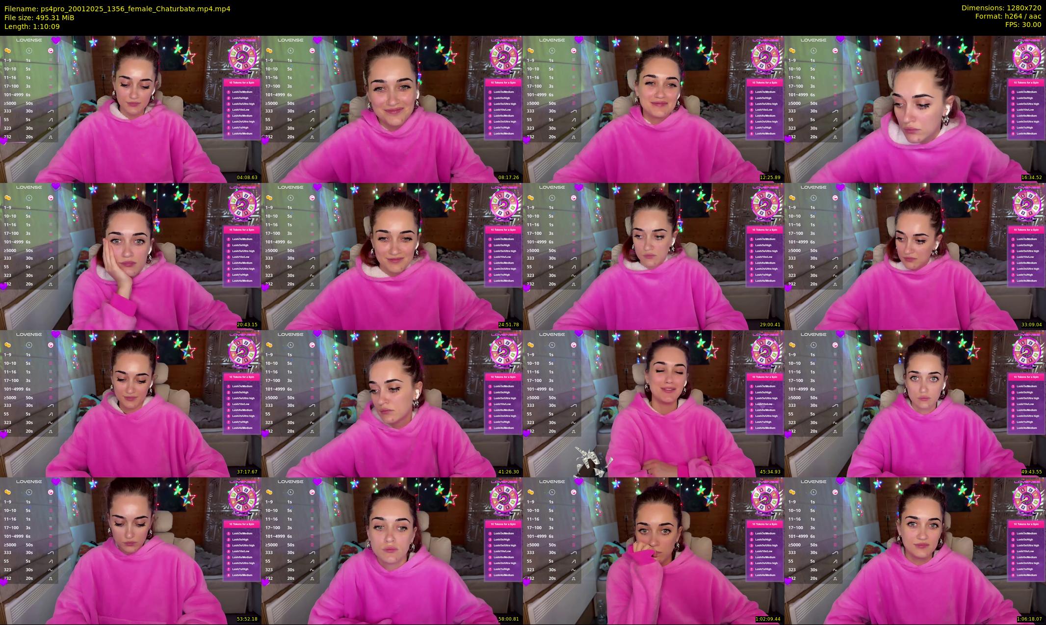 ps4pro — 71 minute Chaturbate female cam show recording, 720p, Jan 20, 2025