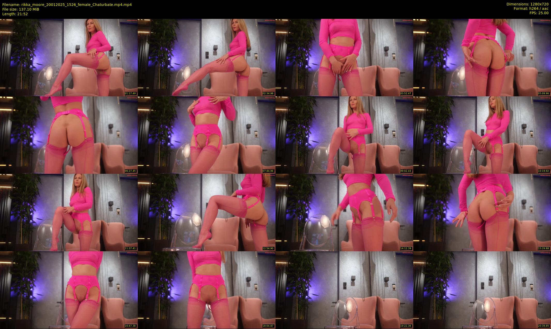 rikka_moore — 22 minute Chaturbate female cam show recording, 720p, Jan 20, 2025