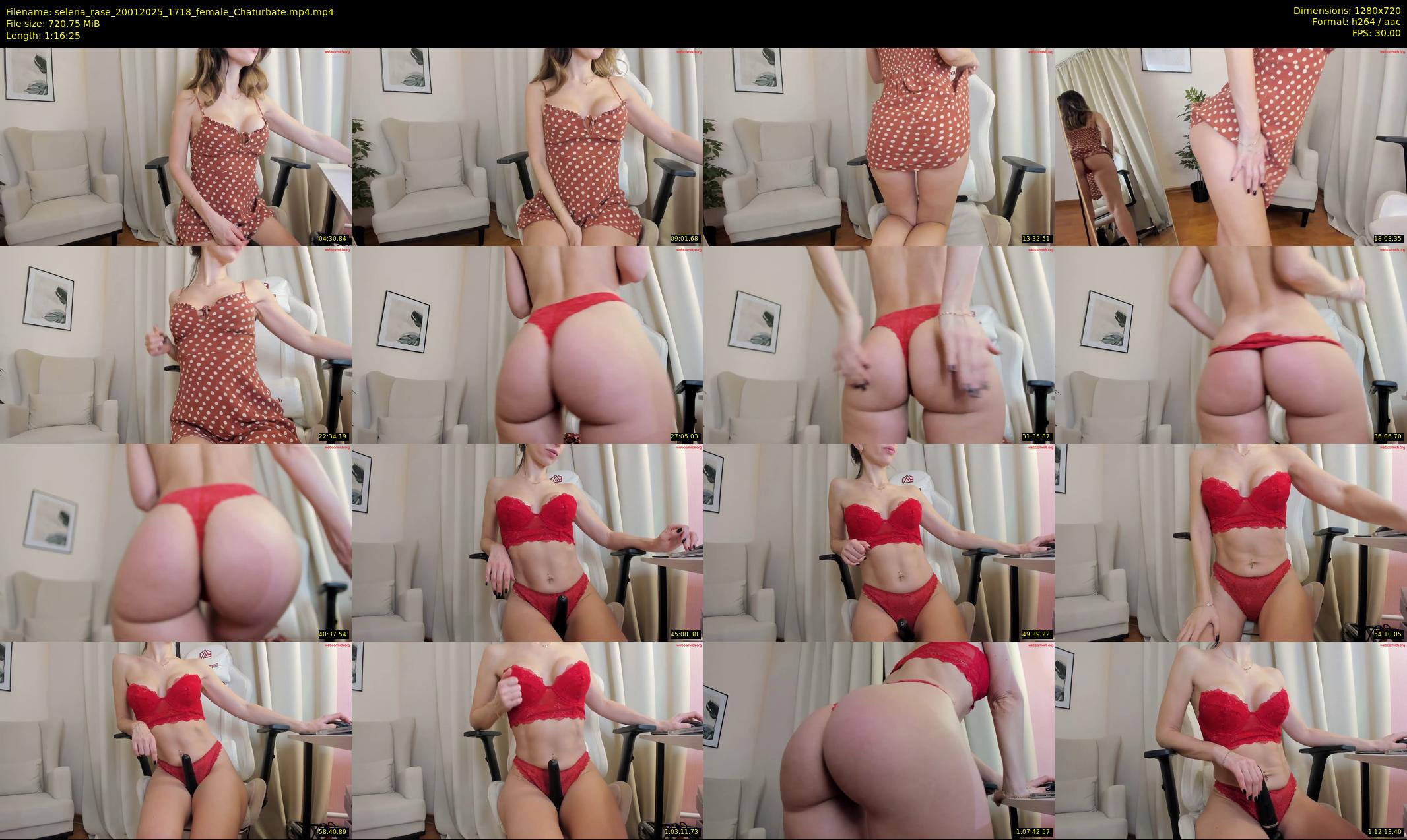 selena_rase — 77 minute Chaturbate female cam show recording, 720p, Jan 20, 2025