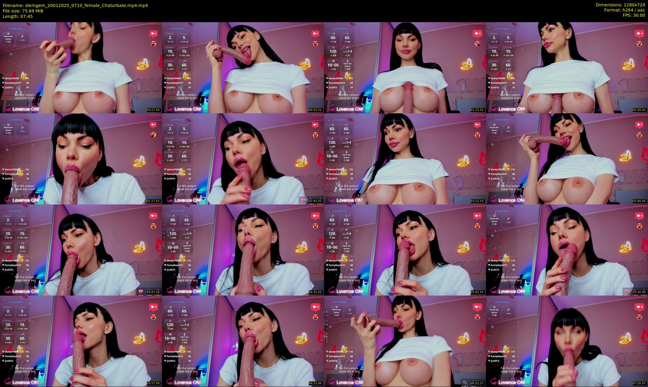 slemgem — 8 minute Chaturbate couple cam show recording, 720p, Jan 20, 2025