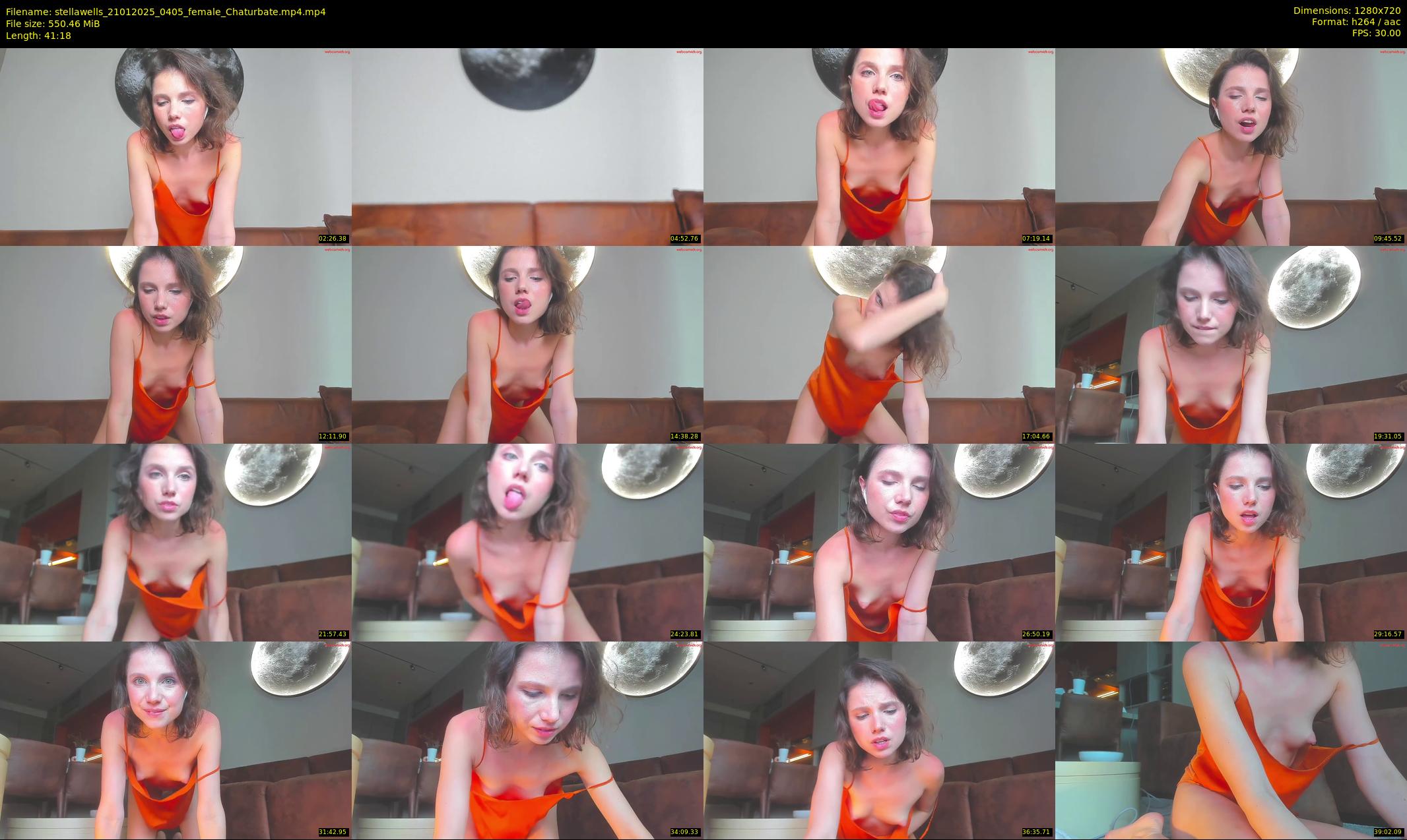 stellawells — 42 minute Chaturbate female cam show recording, 720p, Jan 21, 2025