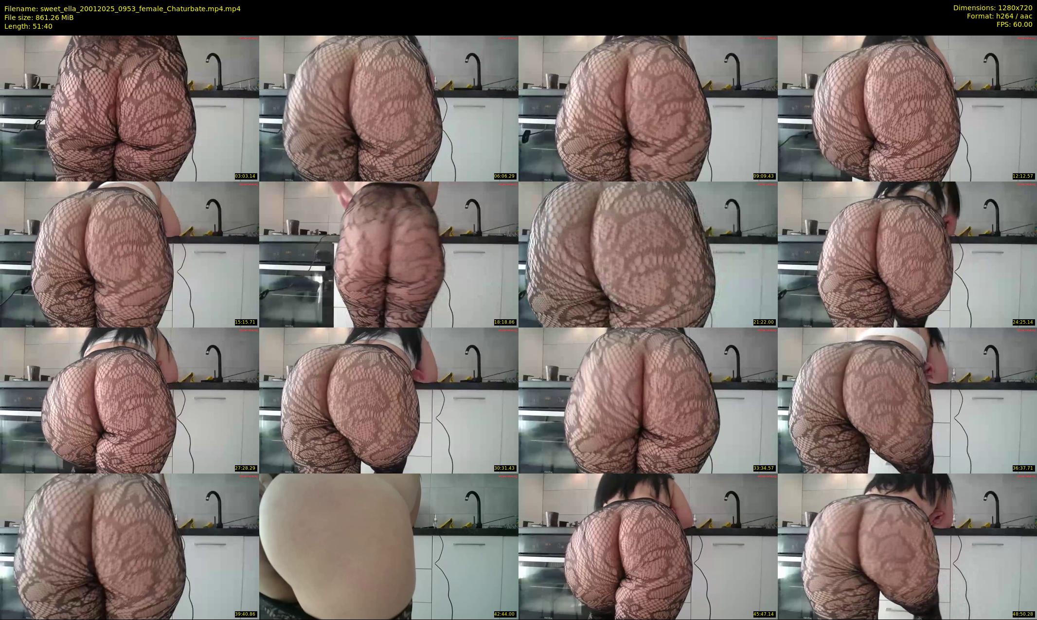sweet_ella — 52 minute Chaturbate female cam show recording, 720p, Jan 20, 2025