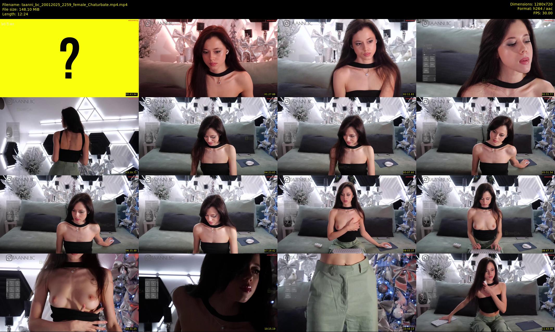 taanni_bc — 13 minute Chaturbate female cam show recording, 720p, Jan 20, 2025