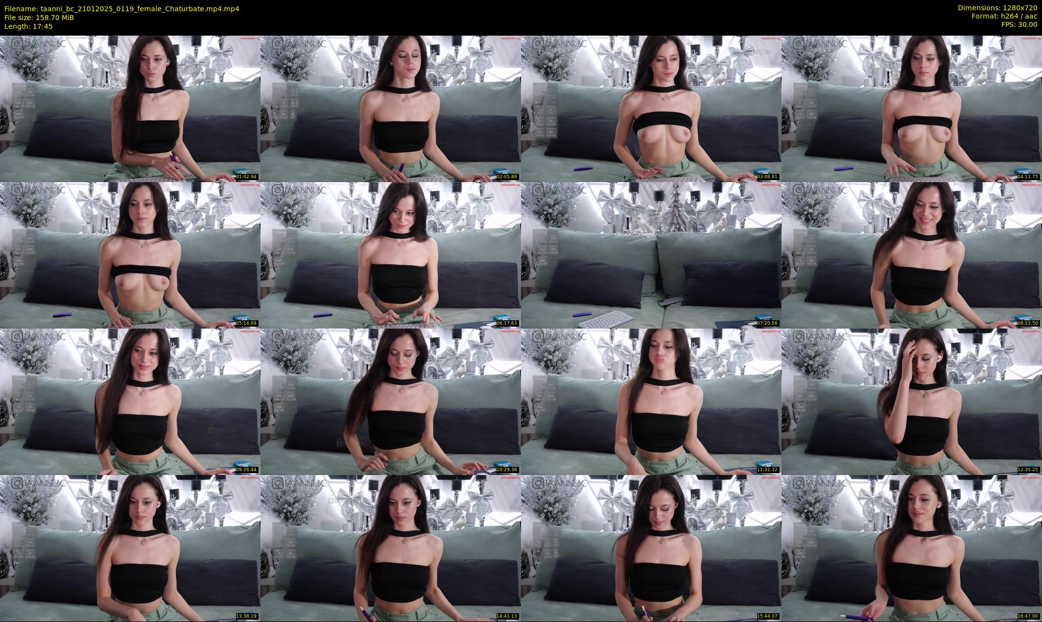 taanni_bc — 18 minute Chaturbate female cam show recording, 720p, Jan 21, 2025