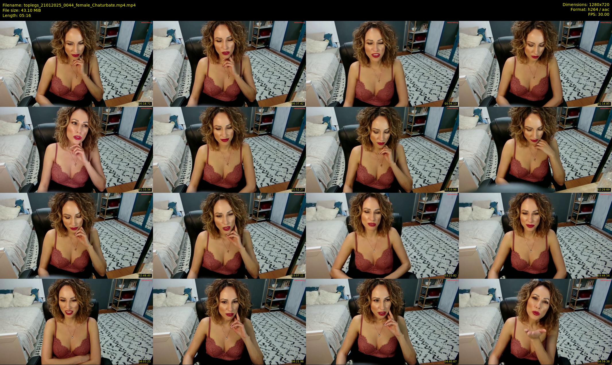 toplegs — 6 minute Chaturbate female cam show recording, 720p, Jan 21, 2025