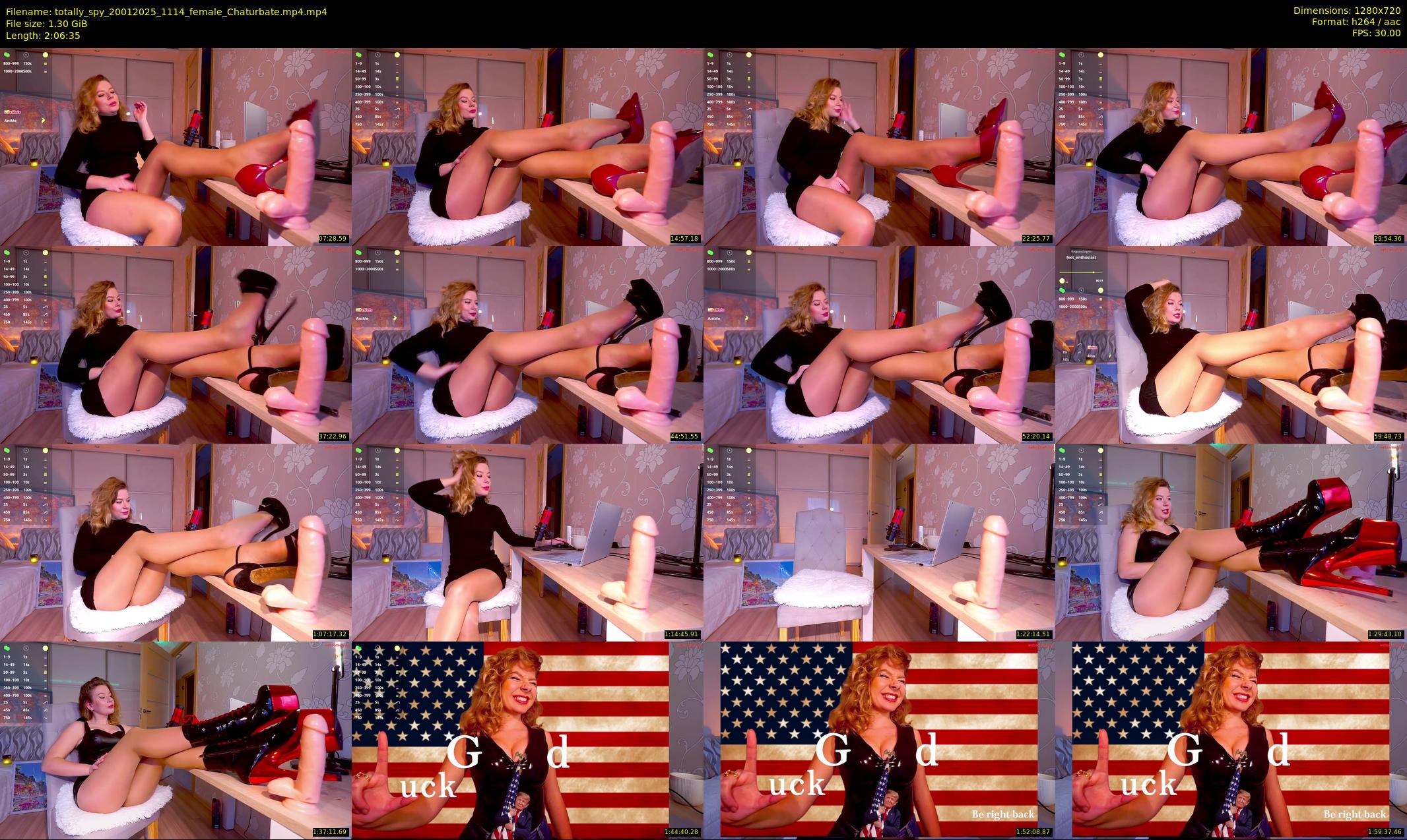 totally_spy — 127 minute Chaturbate female cam show recording, 720p, Jan 20, 2025