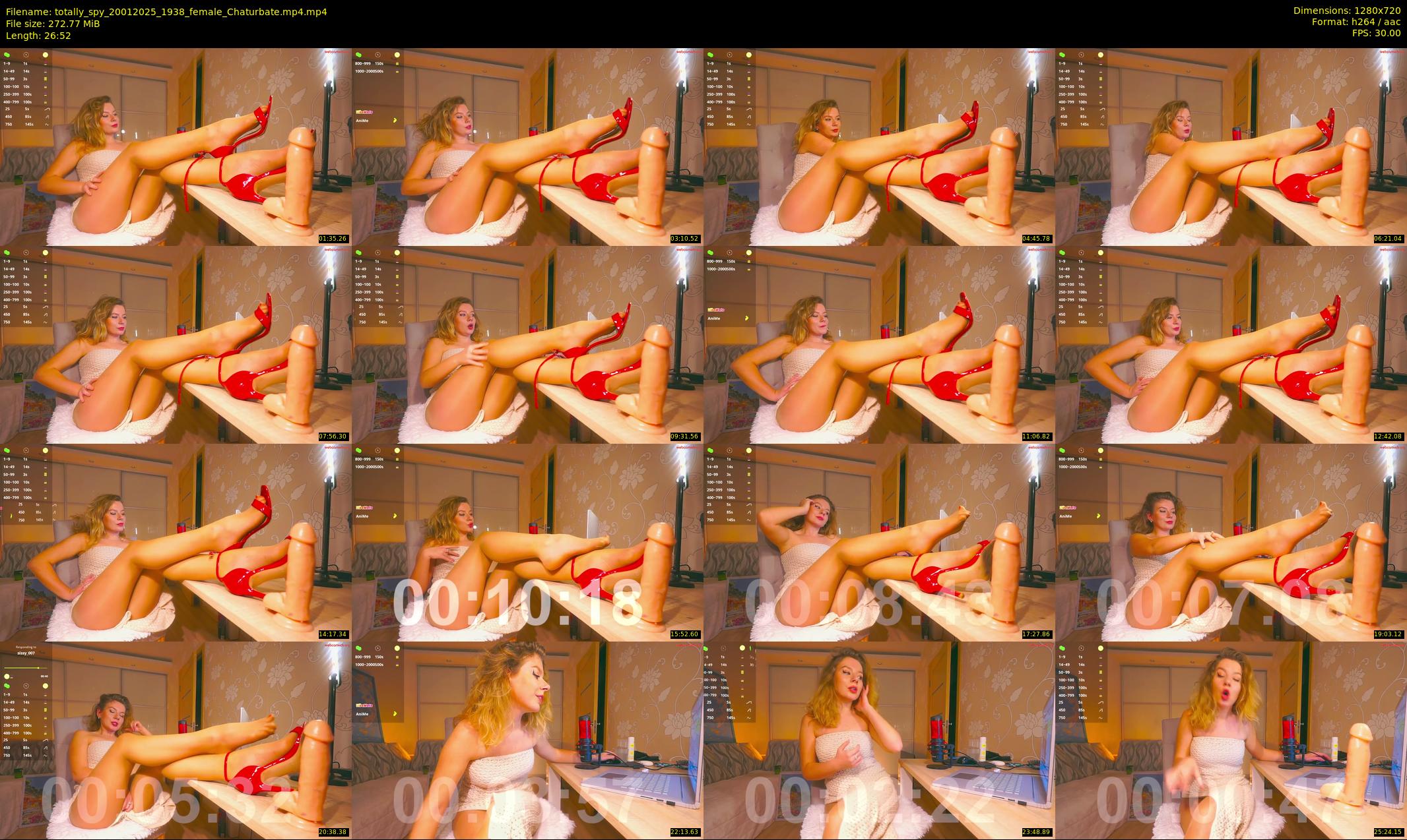 totally_spy — 27 minute Chaturbate female cam show recording, 720p, Jan 20, 2025