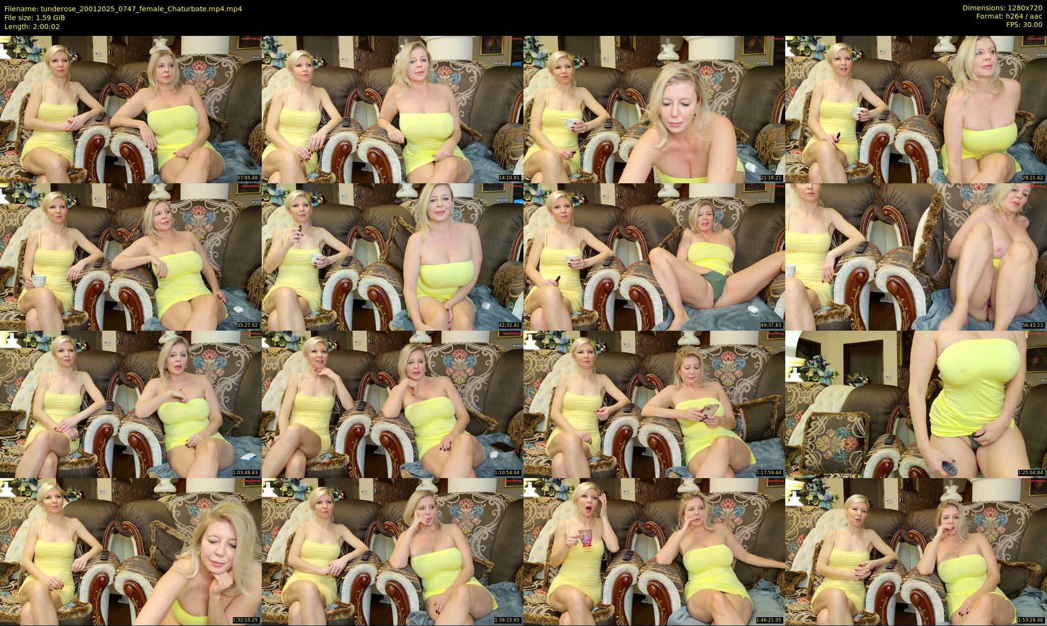 tunderose — 121 minute Chaturbate female cam show recording, 720p, Jan 20, 2025
