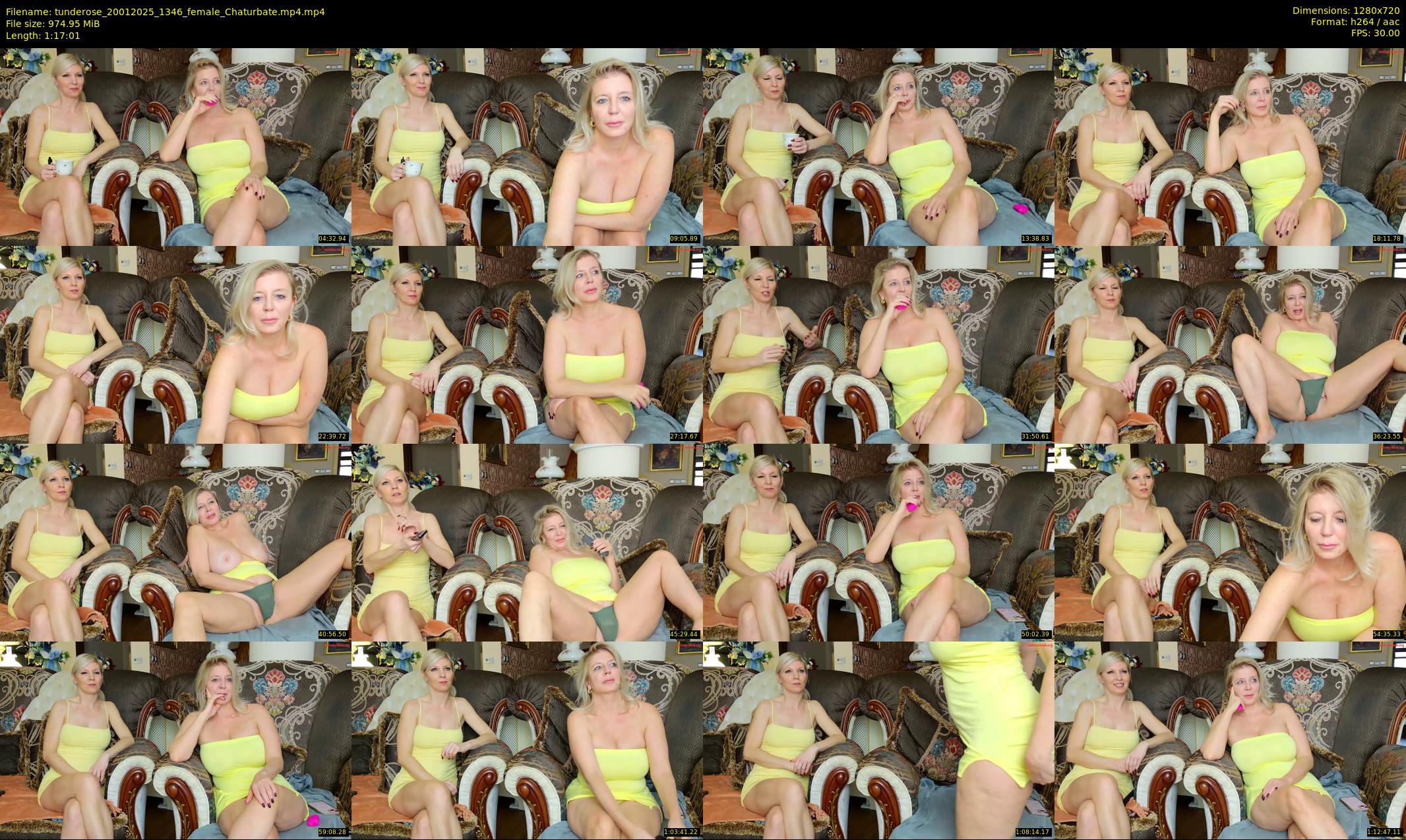 tunderose — 78 minute Chaturbate female cam show recording, 720p, Jan 20, 2025