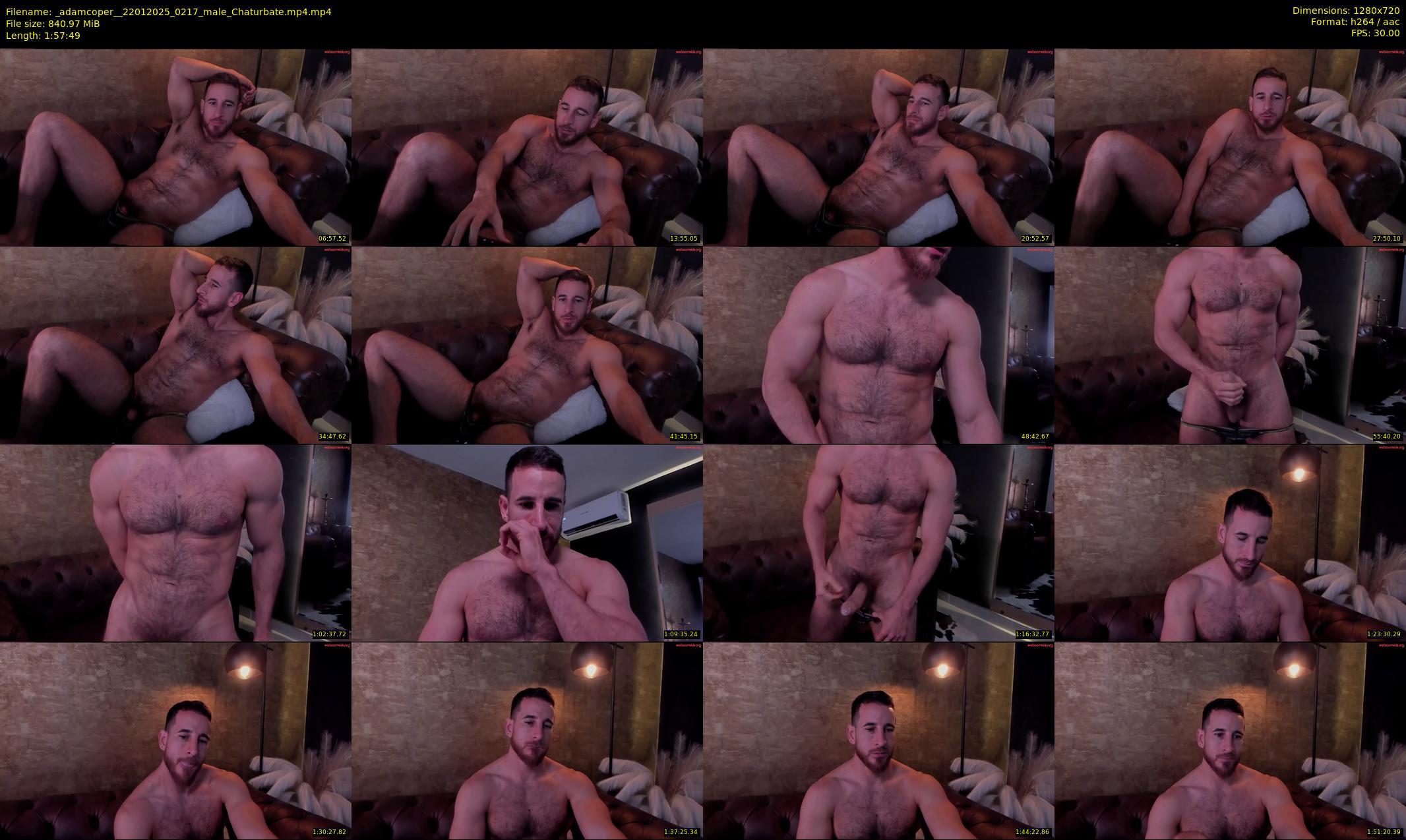 _adamcoper_ — 118 minute Chaturbate male cam show recording, 720p, Jan 22, 2025