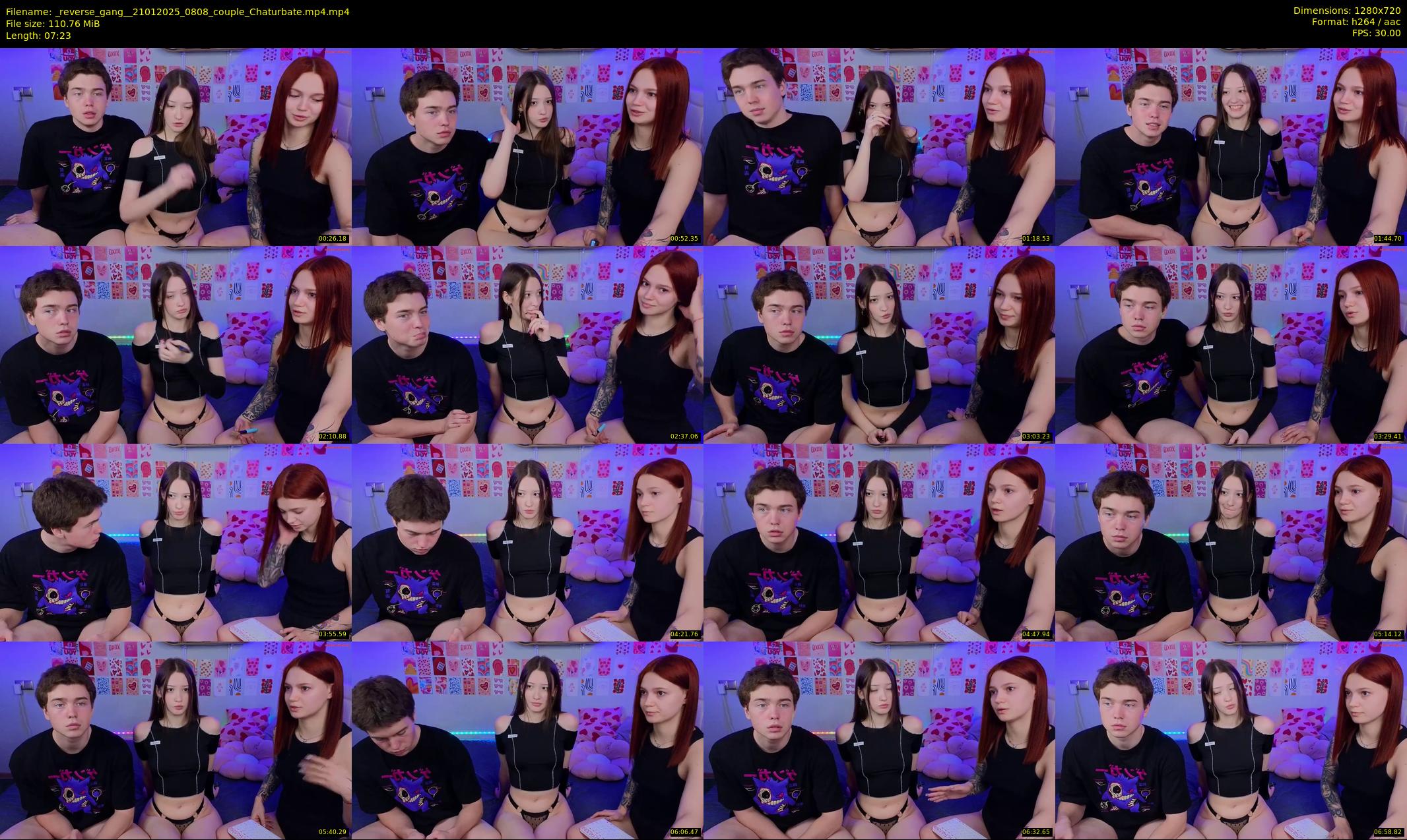 _reverse_gang_ — 8 minute Chaturbate couple cam show recording, 720p, Jan 21, 2025