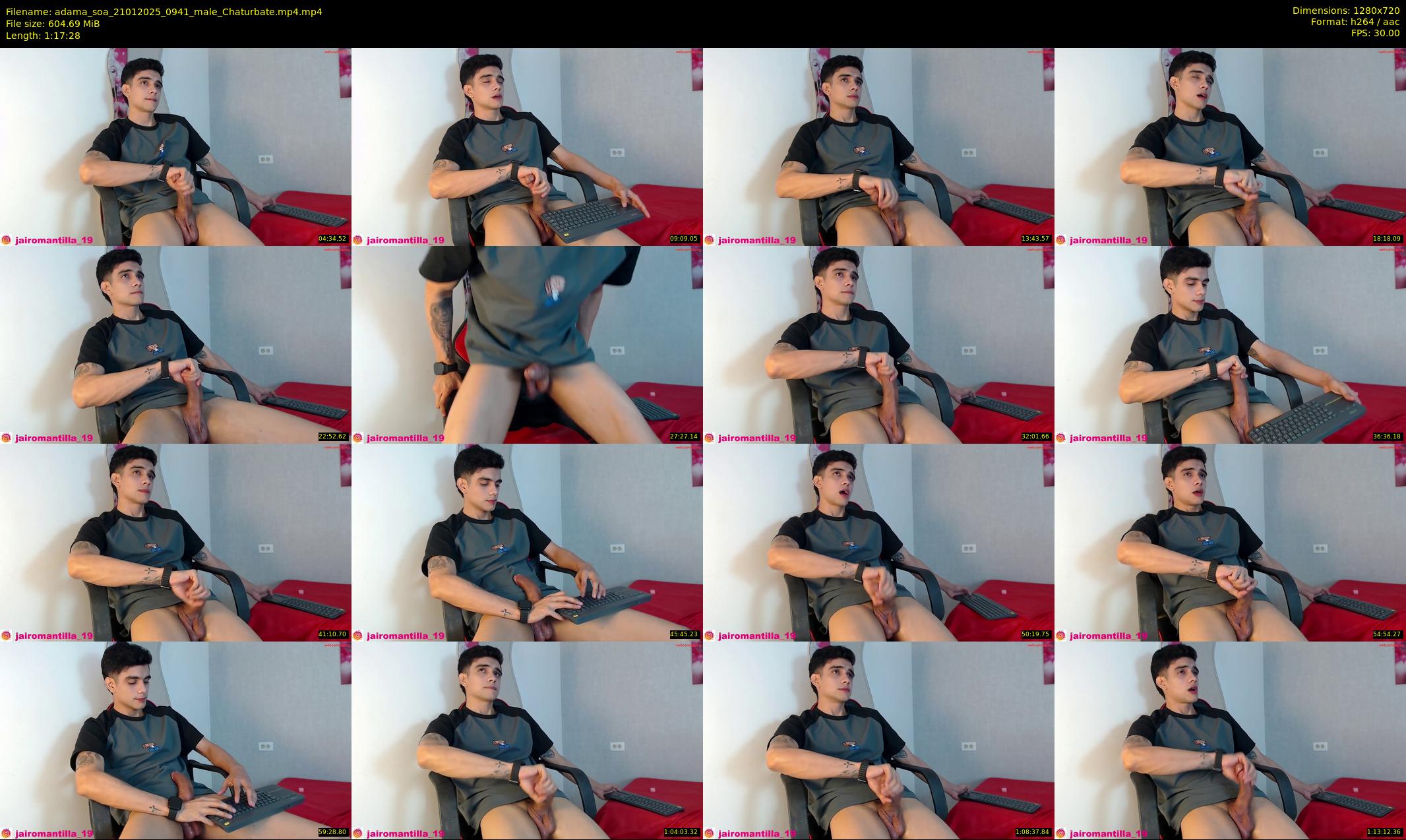 adama_soa — 78 minute Chaturbate male cam show recording, 720p, Jan 21, 2025