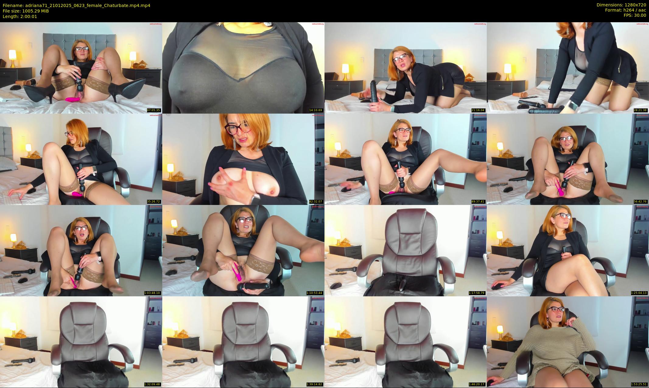 adriana71 — 121 minute Chaturbate couple cam show recording, 720p, Jan 21, 2025