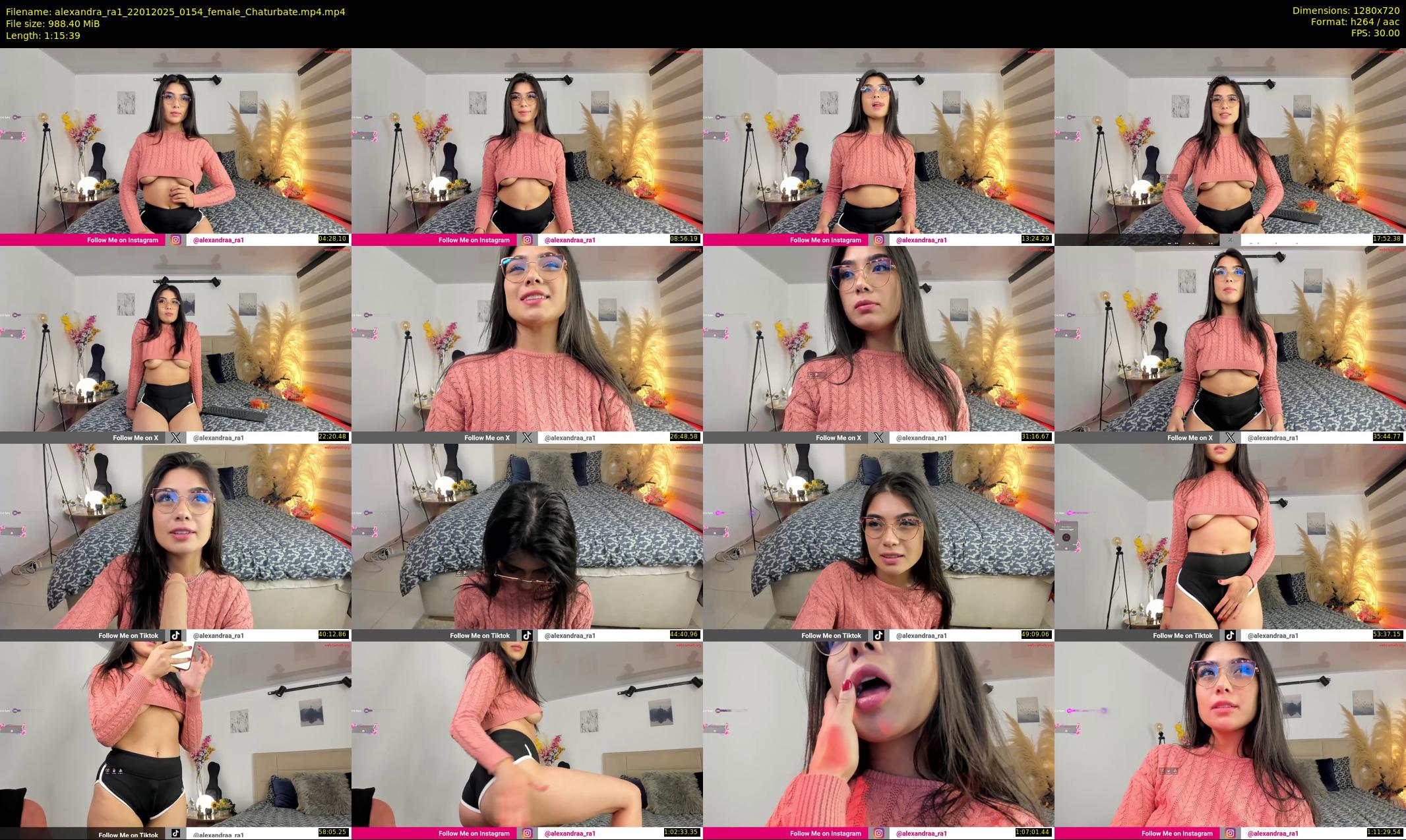 alexandra_ra1 — 76 minute Chaturbate female cam show recording, 720p, Jan 22, 2025