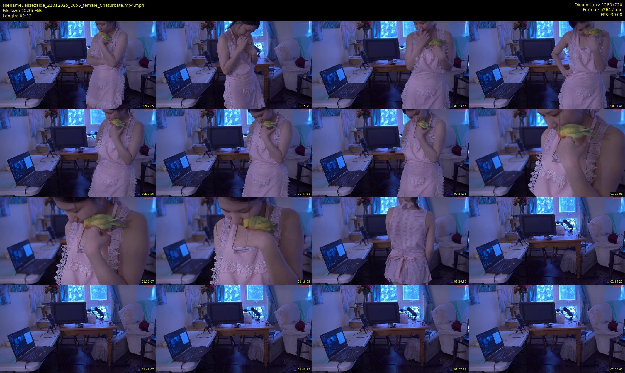 alizezaide — 3 minute Chaturbate female cam show recording, 720p, Jan 21, 2025