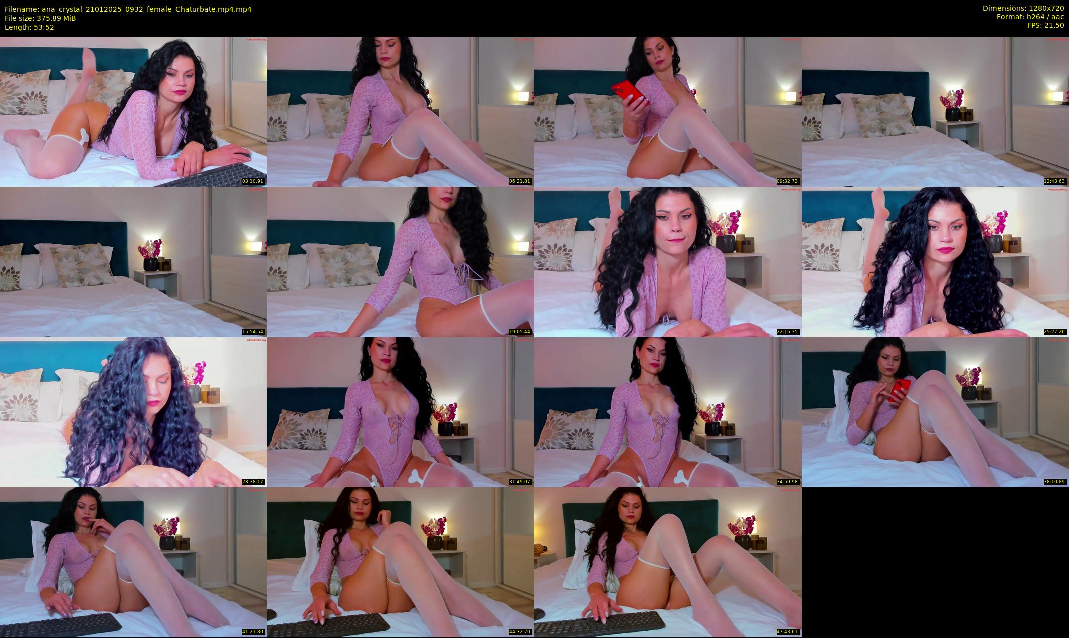 ana_crystal — 54 minute Chaturbate female cam show recording, 720p, Jan 21, 2025
