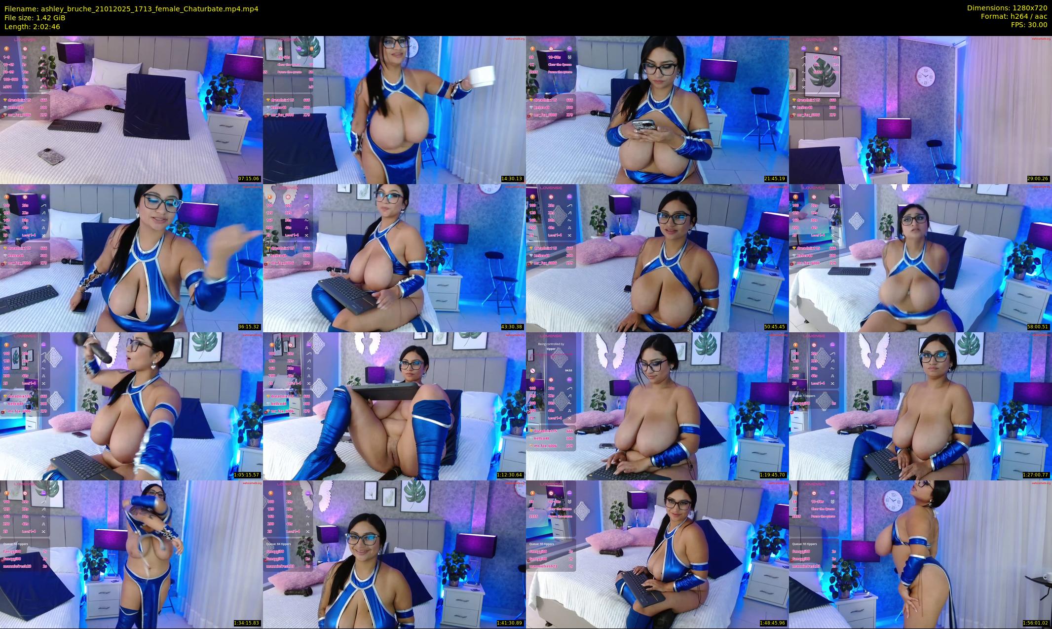ashley_bruche — 123 minute Chaturbate female cam show recording, 720p, Jan 21, 2025