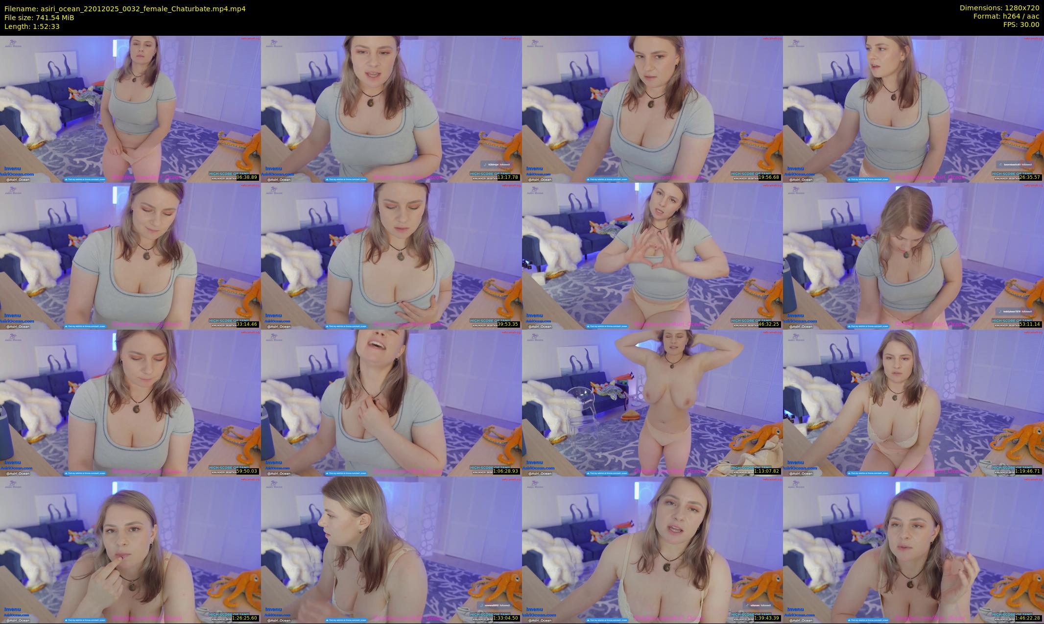 asiri_ocean — 113 minute Chaturbate female cam show recording, 720p, Jan 22, 2025