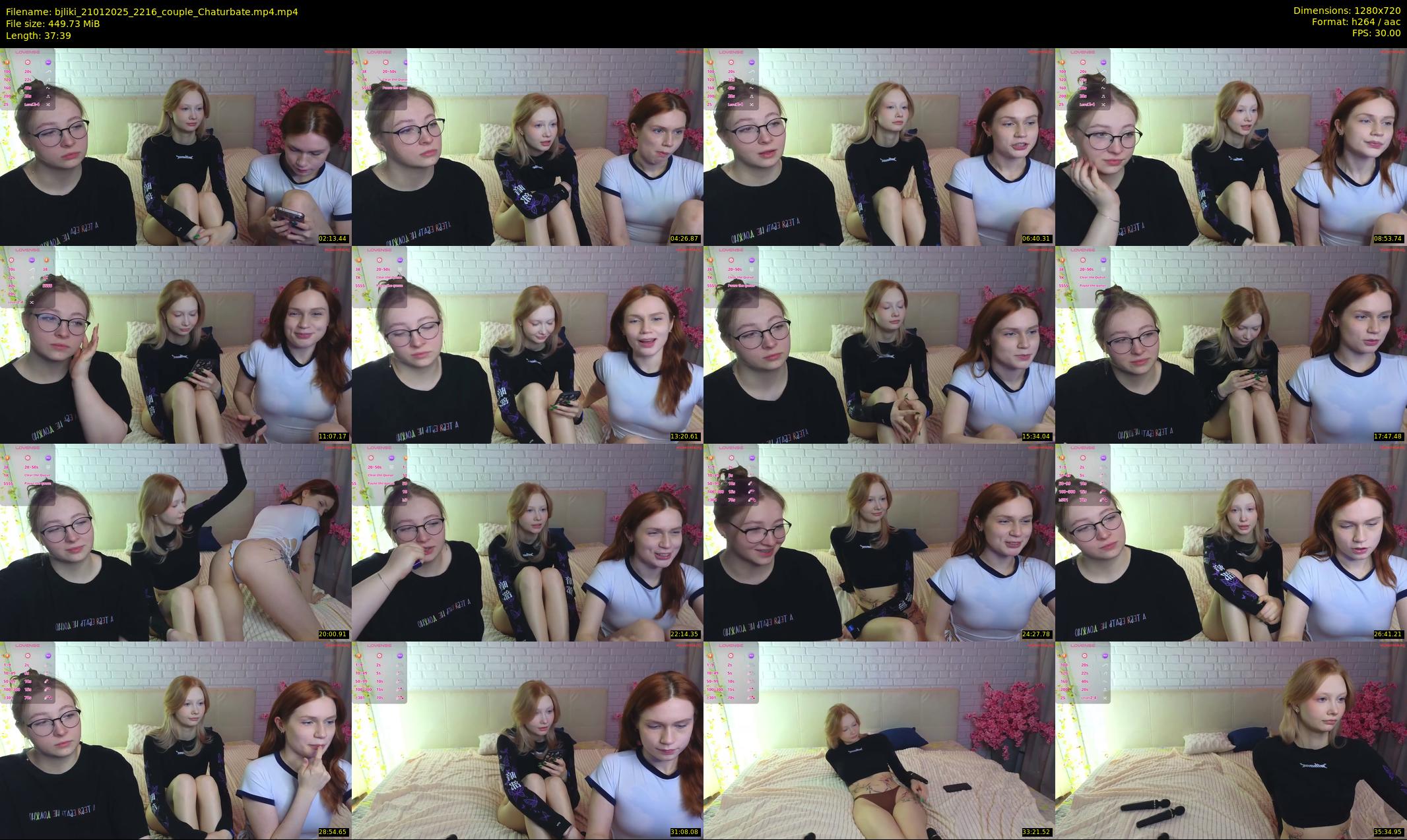bjliki — 38 minute Chaturbate couple cam show recording, 720p, Jan 21, 2025